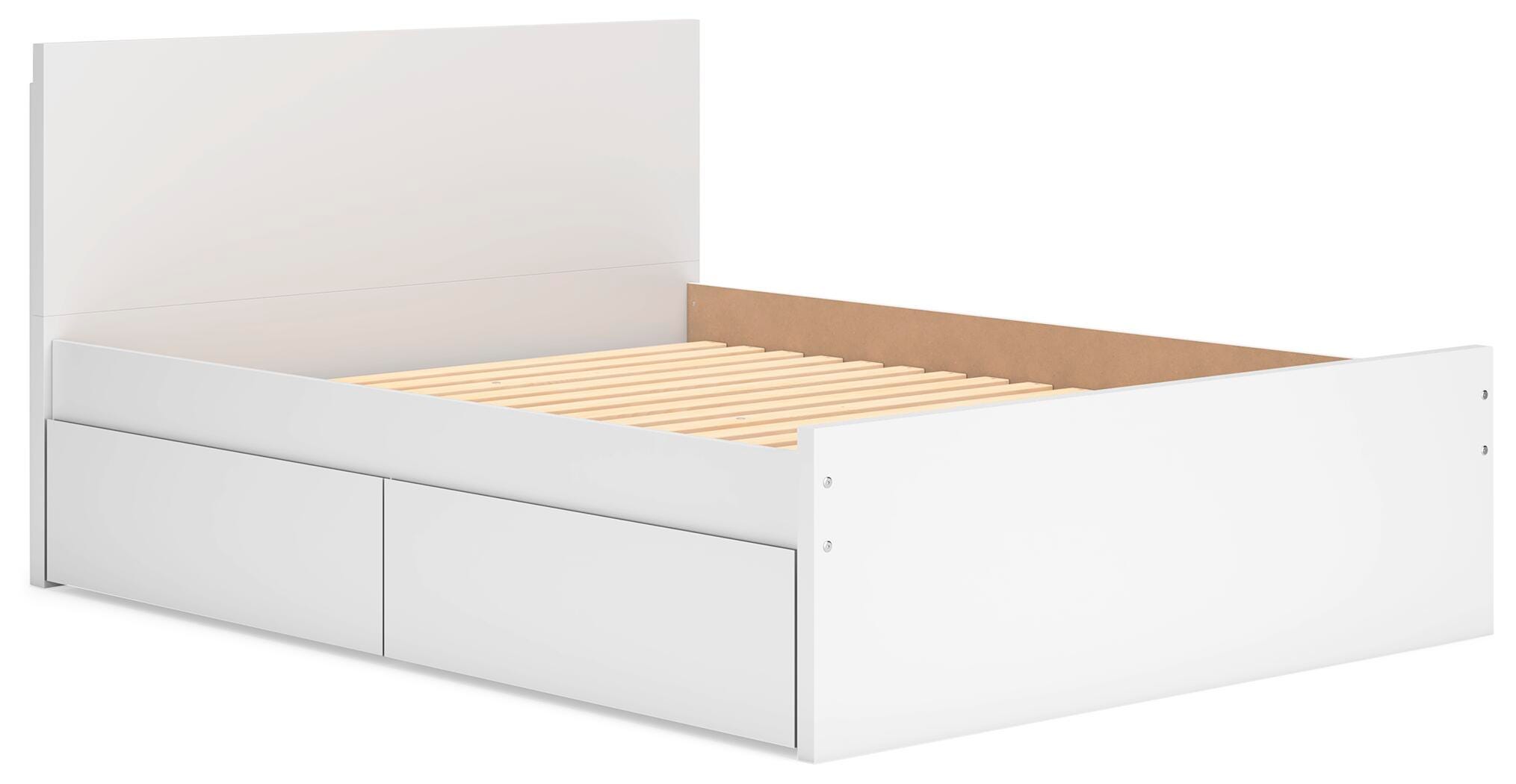 Base de cama con plataforma Onita Queen con 2 cajones de almacenamiento laterales - image 3