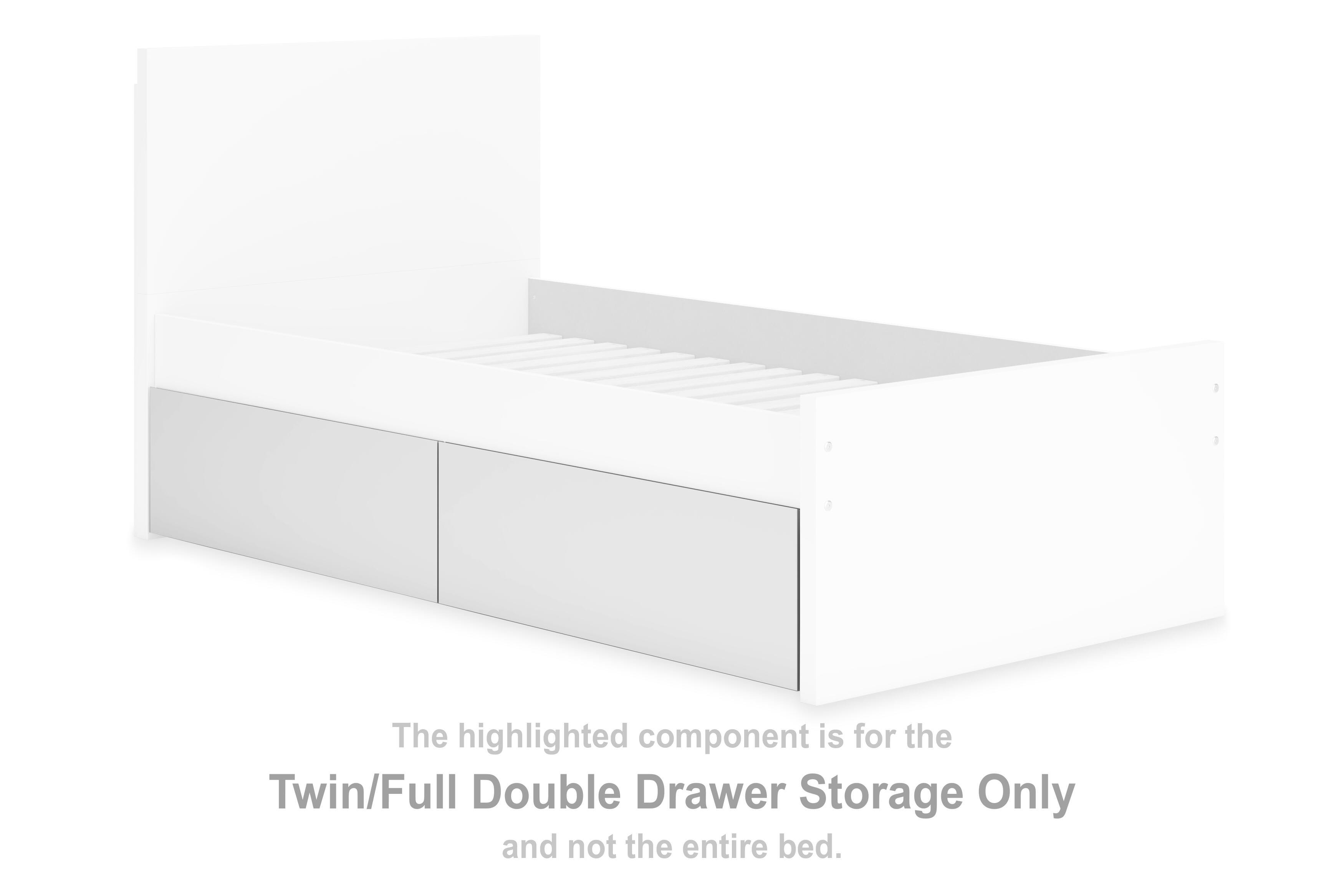 Onita Twin/Full Double Drawer Storage, , large