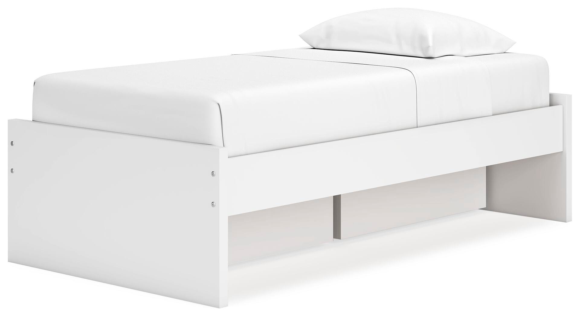 Cama Onita Twin con plataforma y 1 espacio de almacenamiento lateral - image 4
