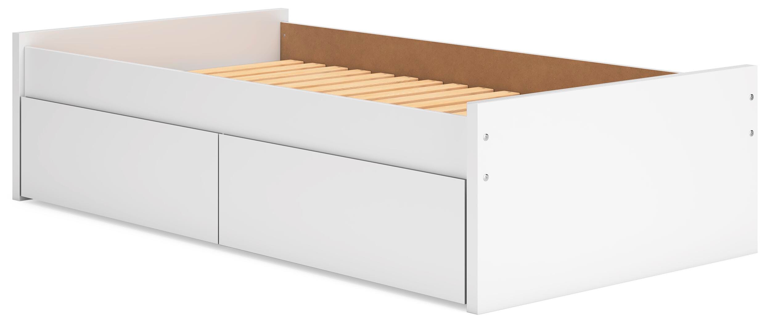 Cama Onita Twin con plataforma y 1 espacio de almacenamiento lateral - image 3