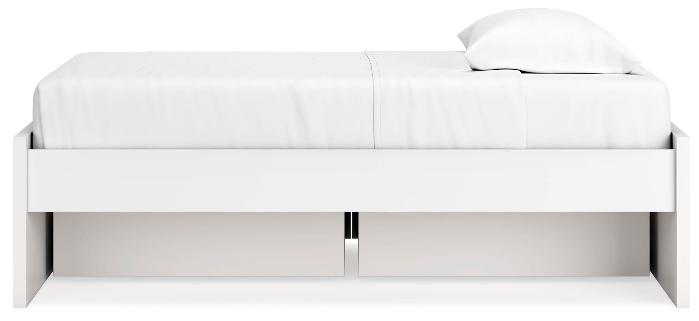 Cama Onita Twin con plataforma y 1 espacio de almacenamiento lateral - image 8