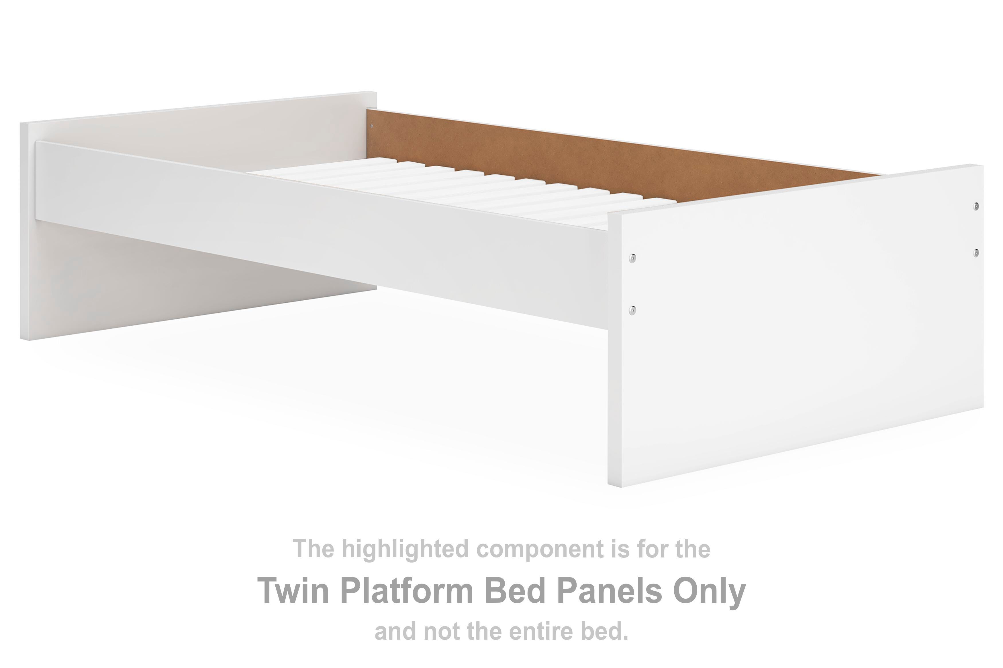 Onita Twin Platform Bed Panels, , large