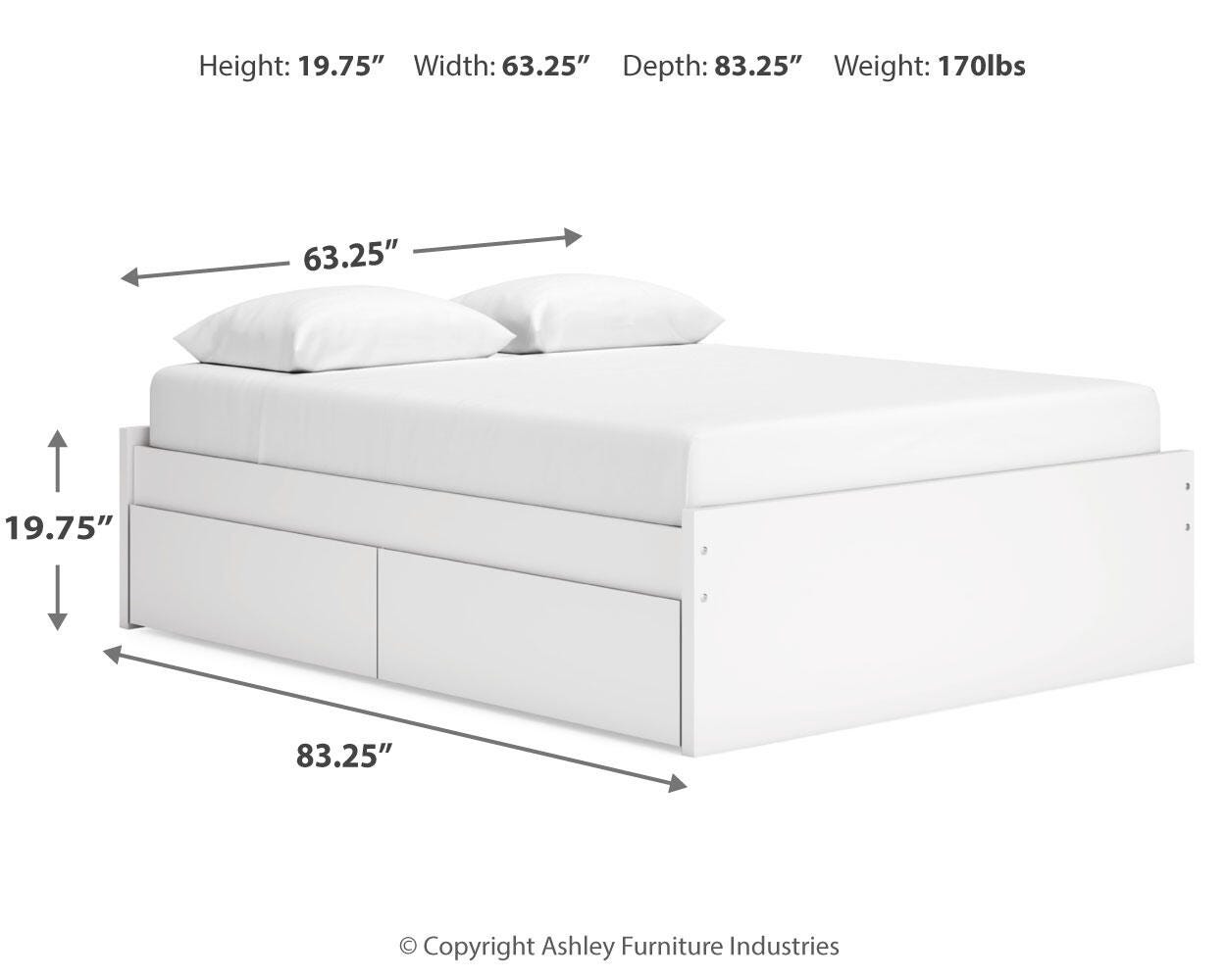 Onita Queen Platform Bed with 2 Side Storage - image 11
