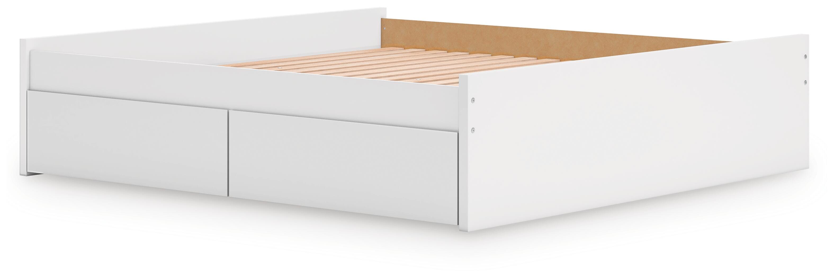 Cama con plataforma Onita King con 1 espacio de almacenamiento lateral - image 4