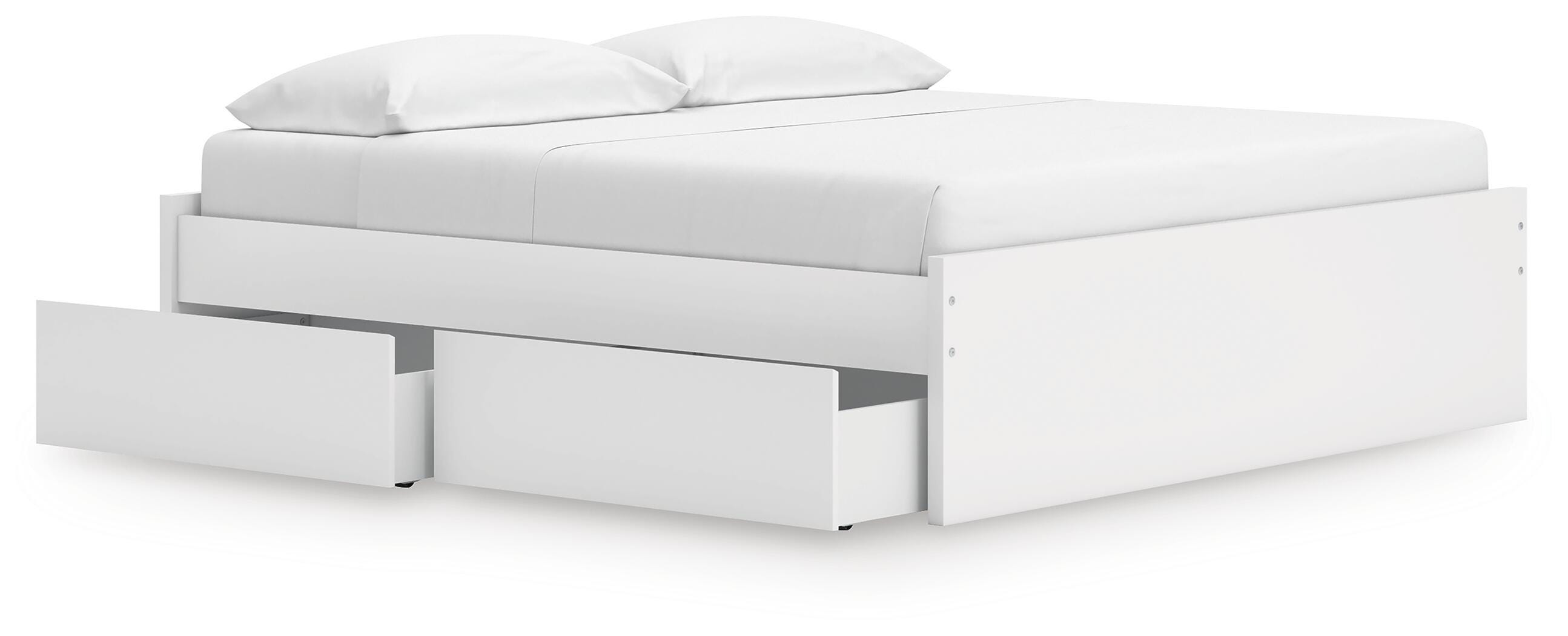 Cama con plataforma Onita King con 1 espacio de almacenamiento lateral - image 3