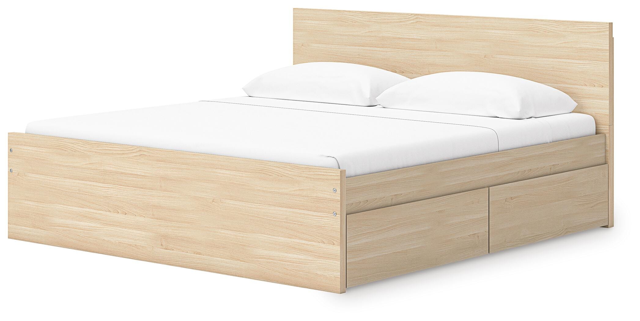 Base de cama con plataforma Onita Queen con 2 cajones de almacenamiento laterales - image 4
