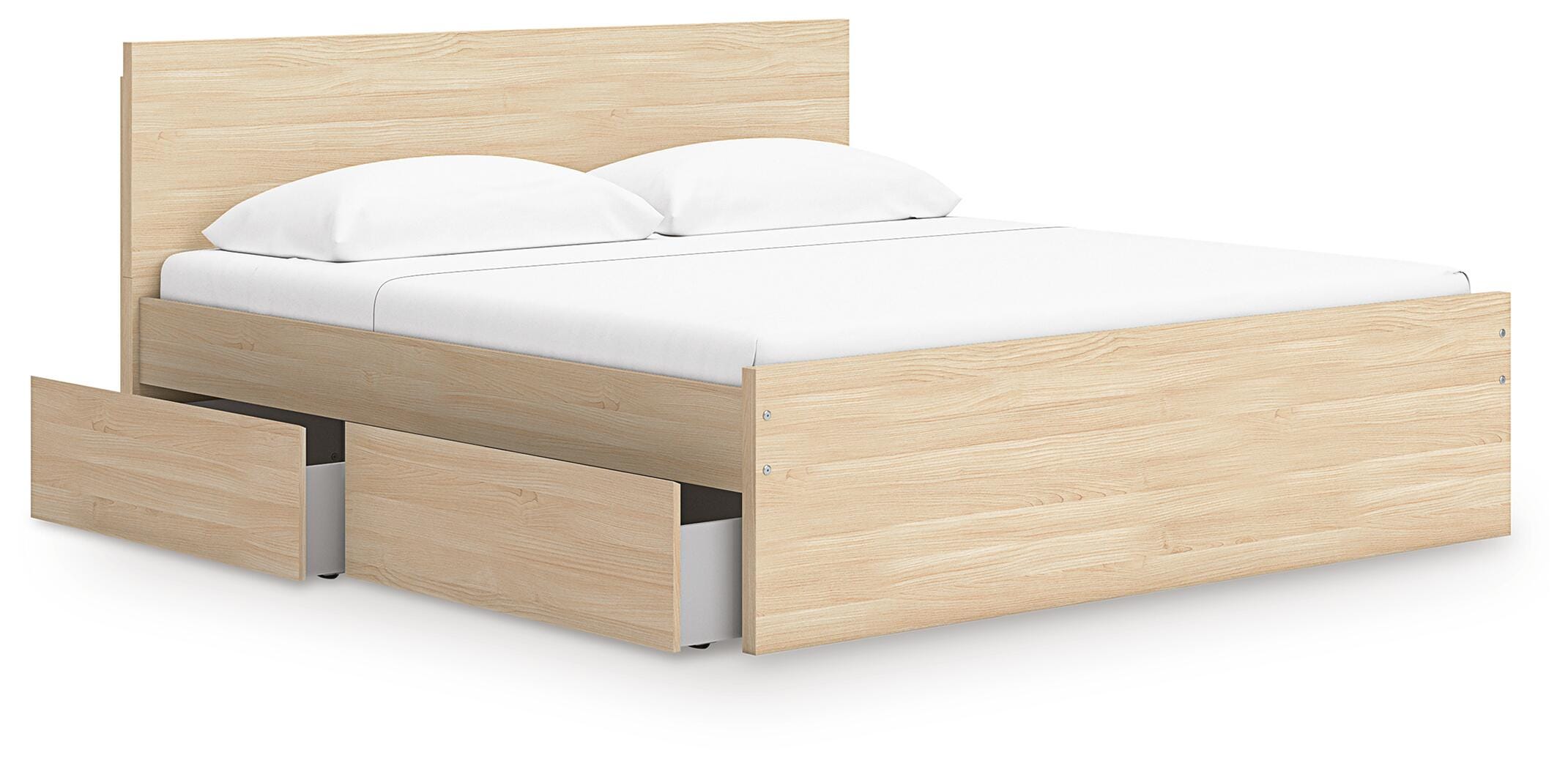Base de cama con plataforma Onita Queen con 2 cajones de almacenamiento laterales - image 5