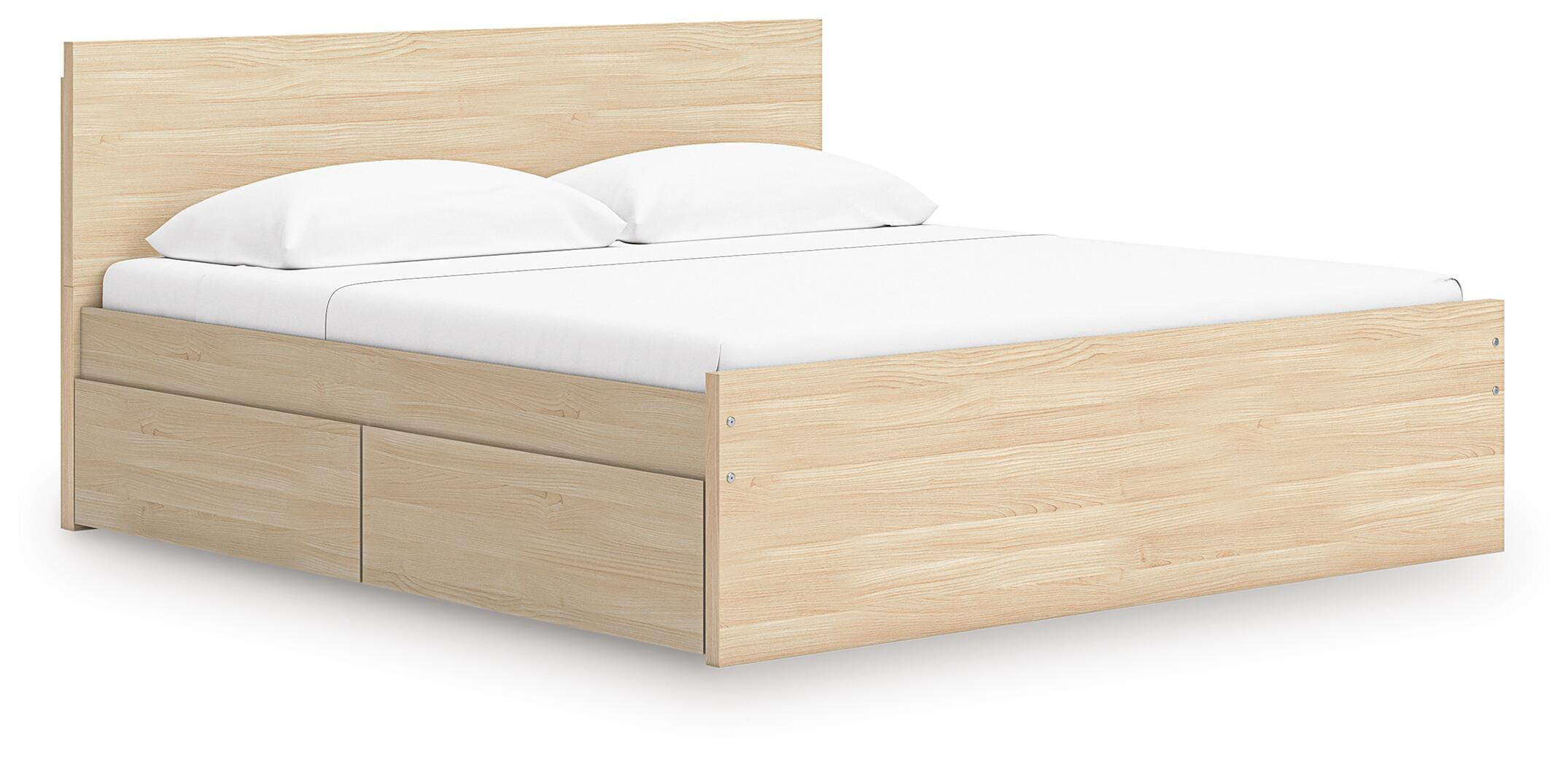 Base de cama con plataforma Onita Queen con 2 cajones de almacenamiento laterales - image 1