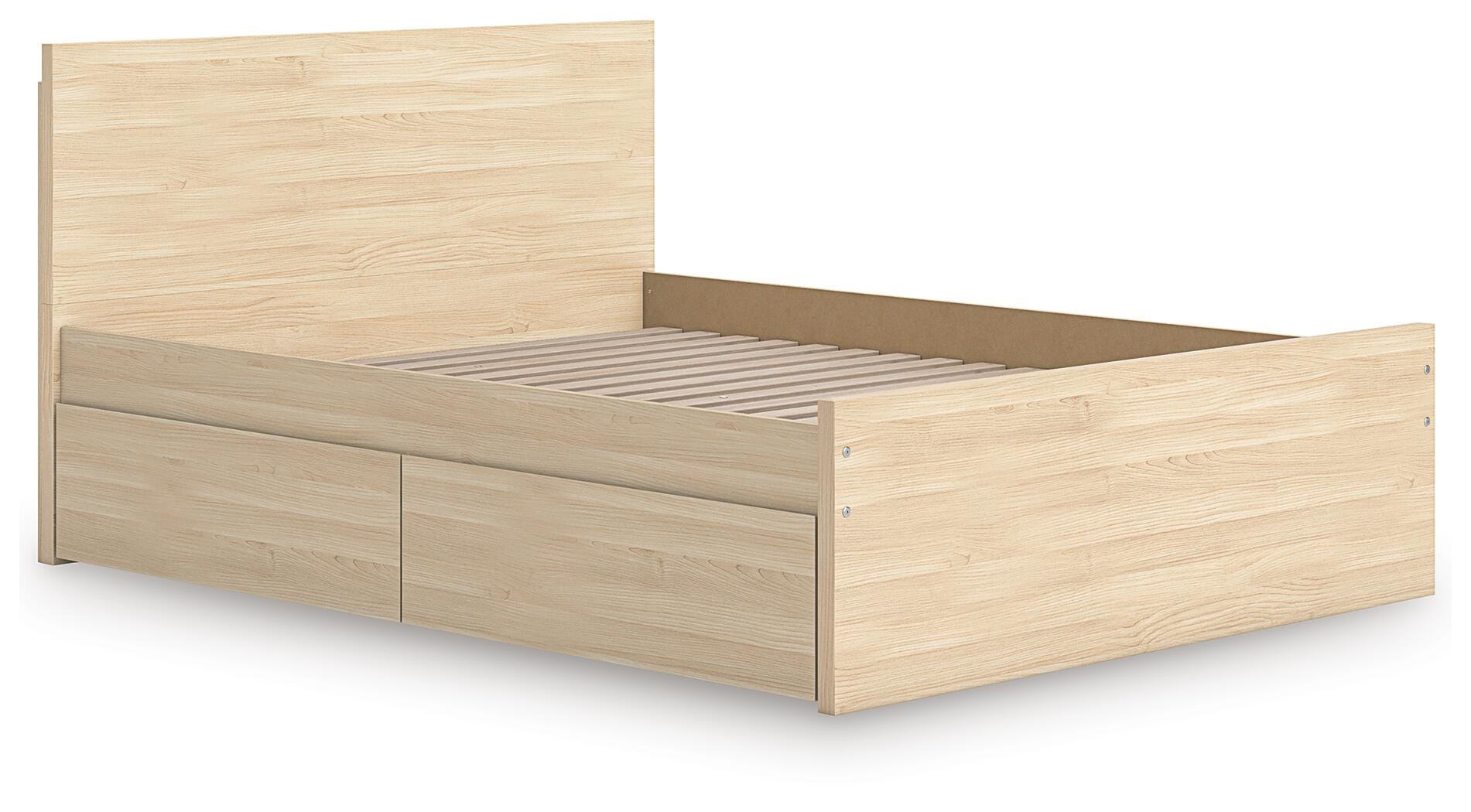 Onita Queen Panel Platform Bed with 1 Side Storage - image 4