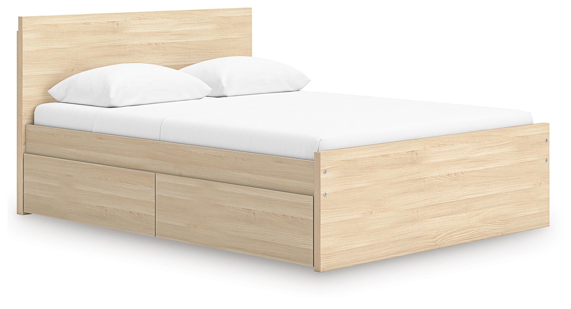 Onita Queen Panel Platform Bed with 1 Side Storage - image 1