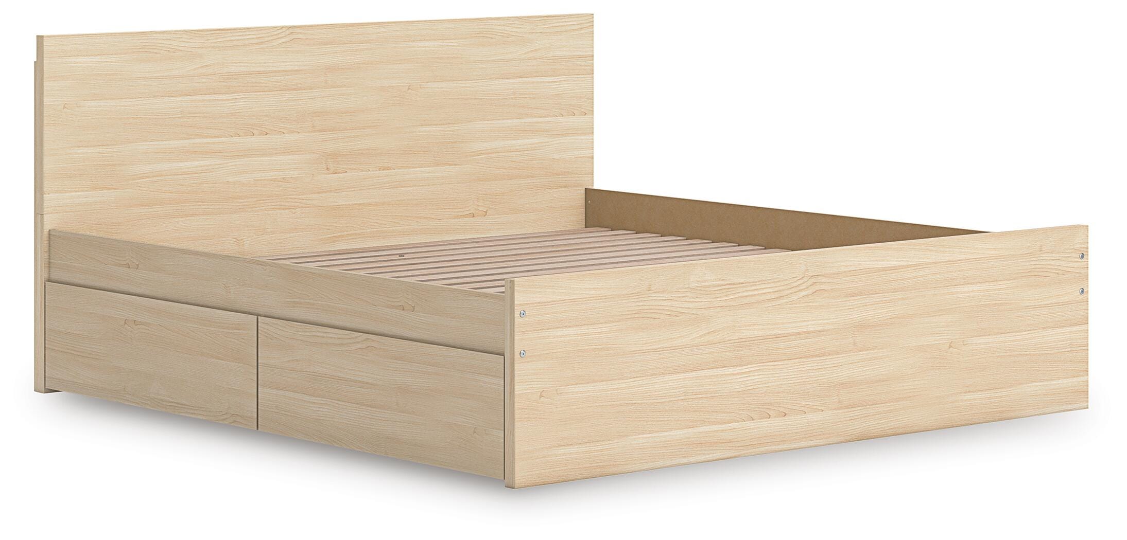 Onita King Panel Platform Bed with 1 Side Storage - image 4