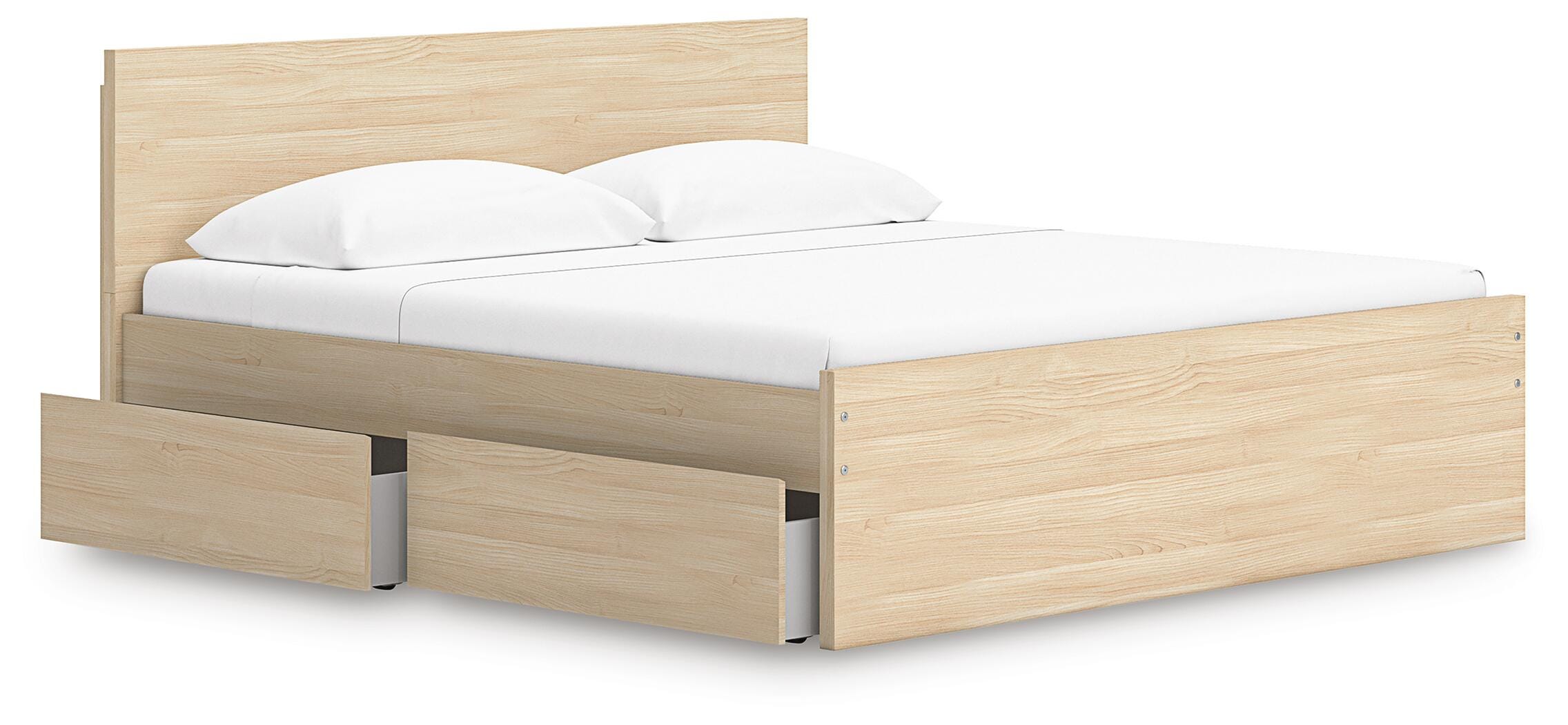 Onita King Panel Platform Bed with 1 Side Storage - image 3
