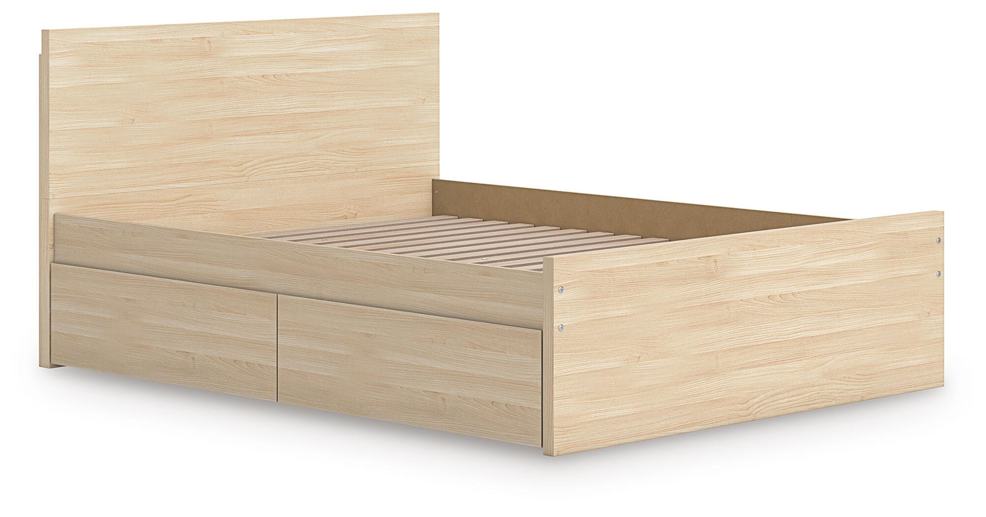 Onita Full Panel Platform Bed with 2 Side Storage - image 4