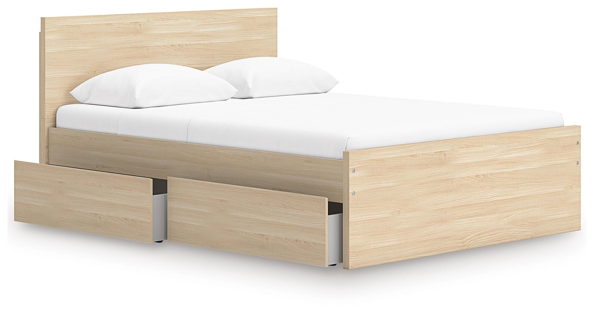 Onita Full Panel Platform Bed with 2 Side Storage - image 3