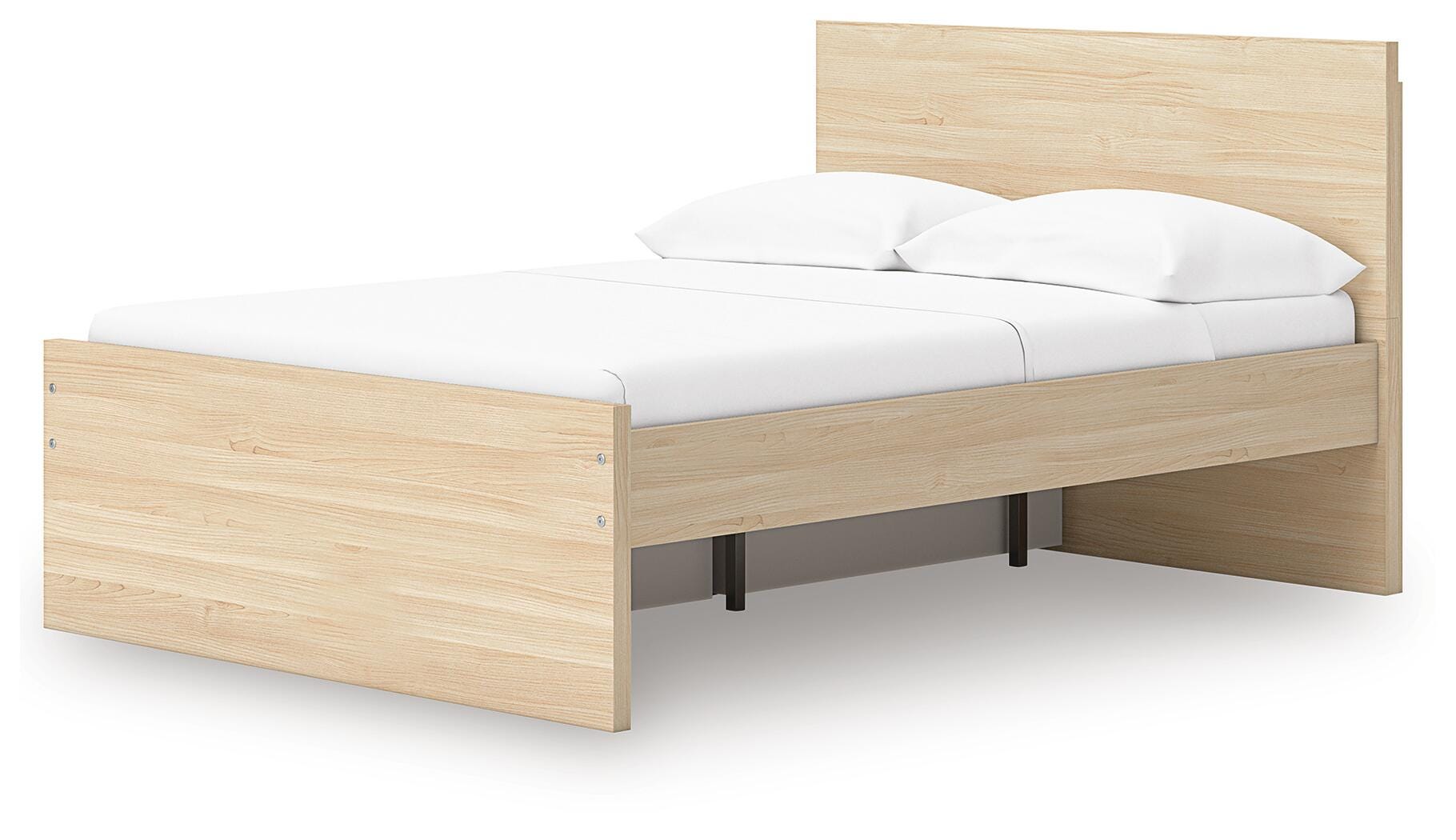 Cama de plataforma Onita con panel completo y 1 cajón de almacenamiento lateral - image 6