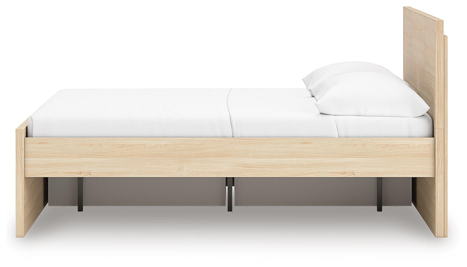 Cama de plataforma Onita con panel completo y 1 cajón de almacenamiento lateral - image 9