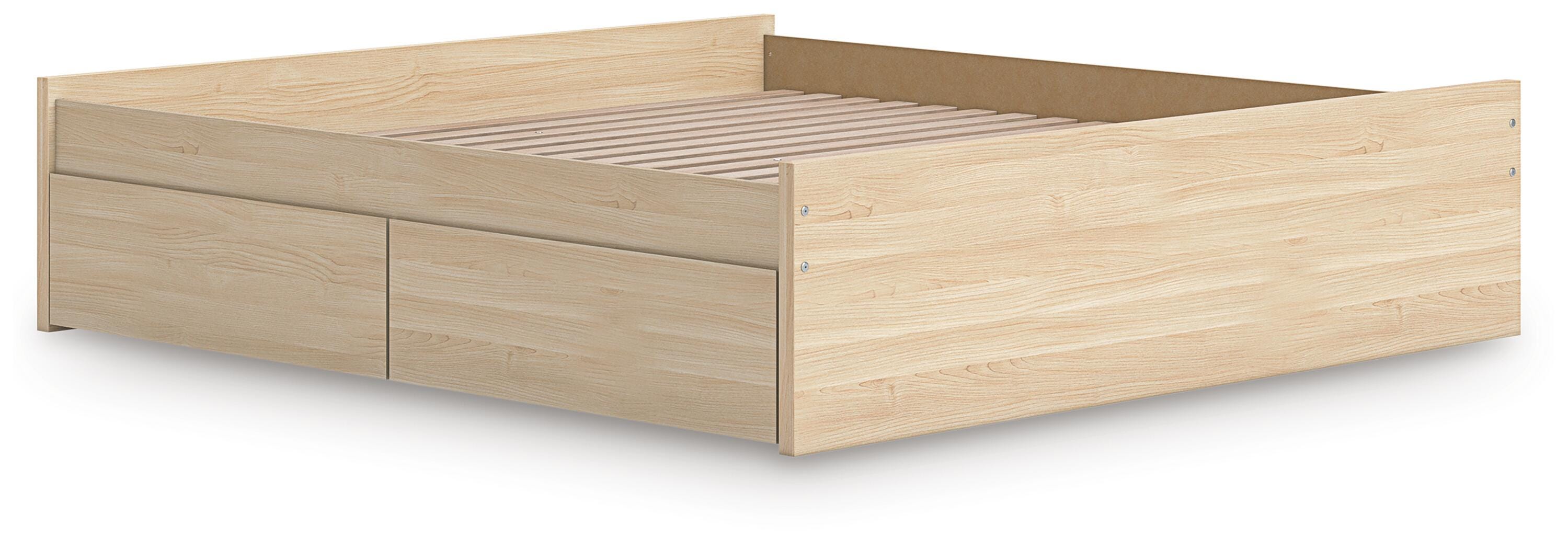 Cama con plataforma Onita King con 1 espacio de almacenamiento lateral - image 4