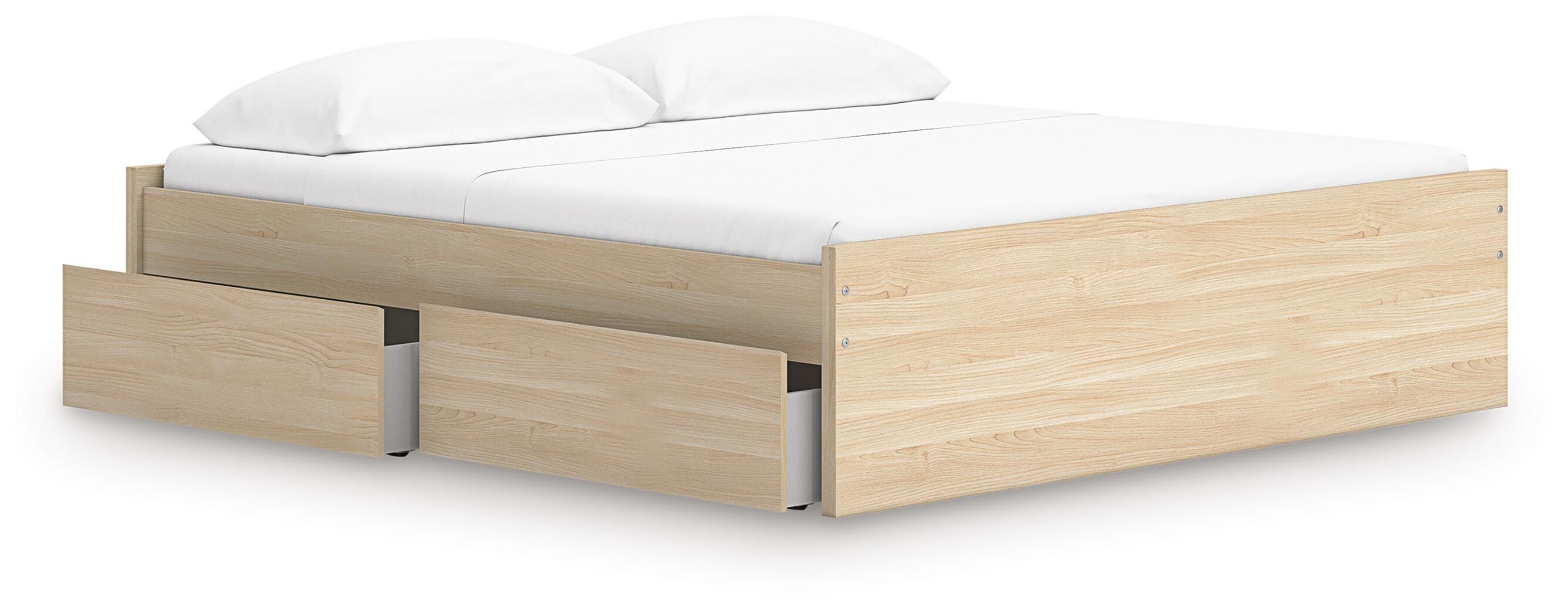 Cama con plataforma Onita King con 1 espacio de almacenamiento lateral - image 5