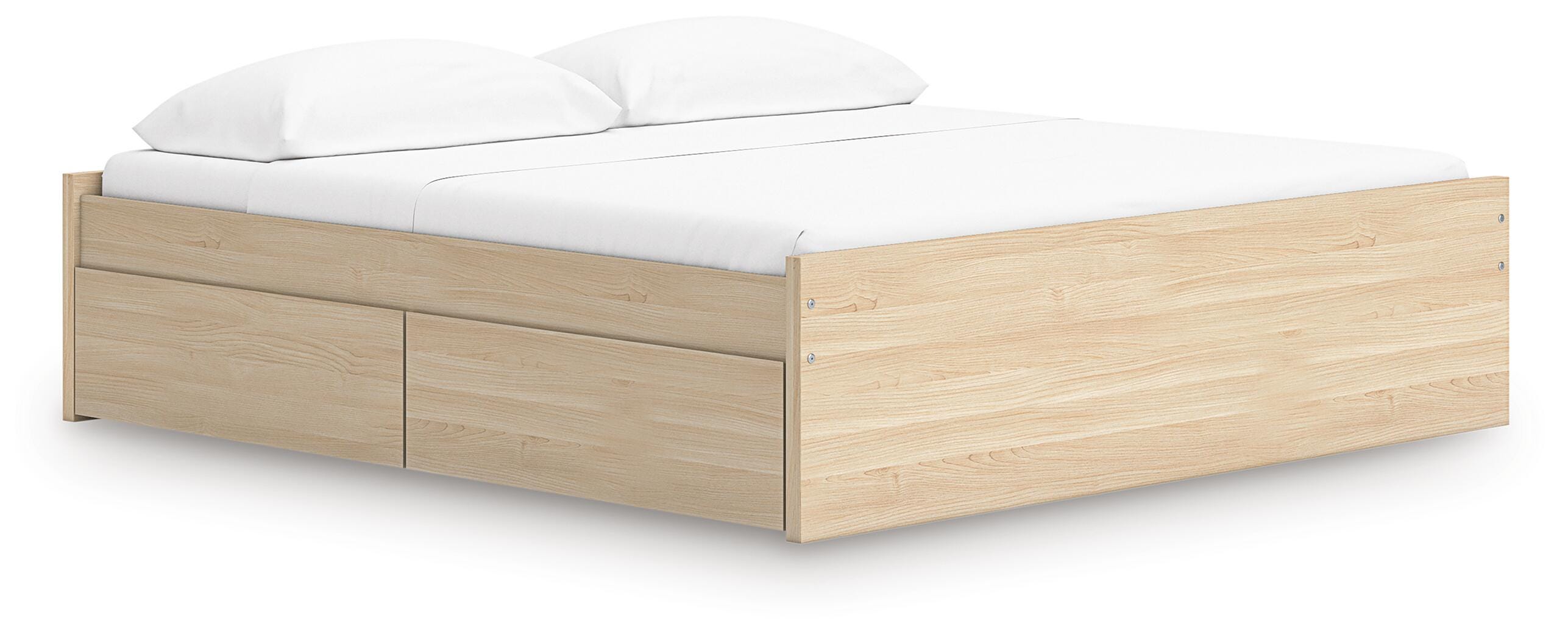 Cama con plataforma Onita King con 1 espacio de almacenamiento lateral - image 1