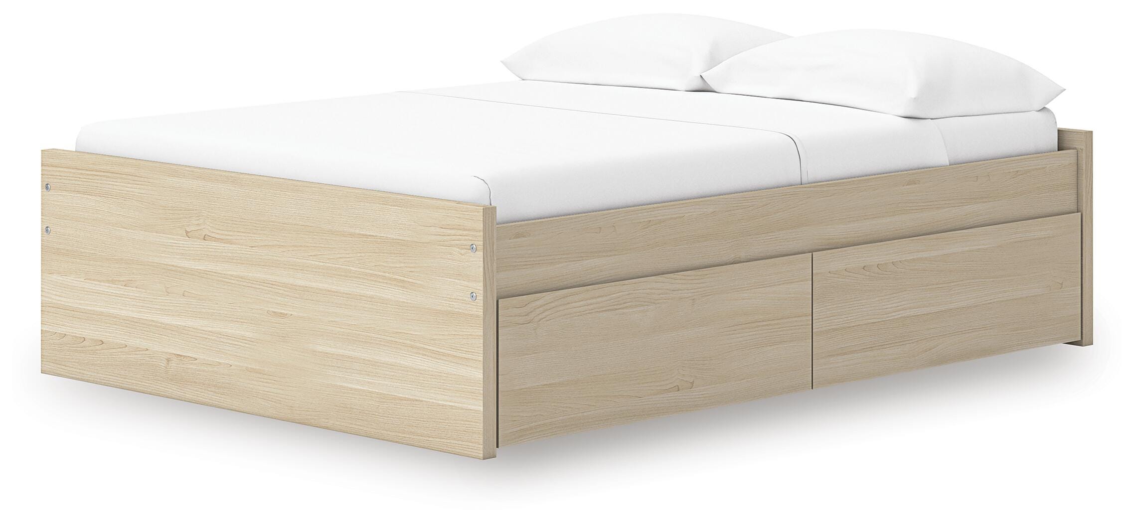 Cama de plataforma completa Onita con 2 espacios de almacenamiento laterales - image 6