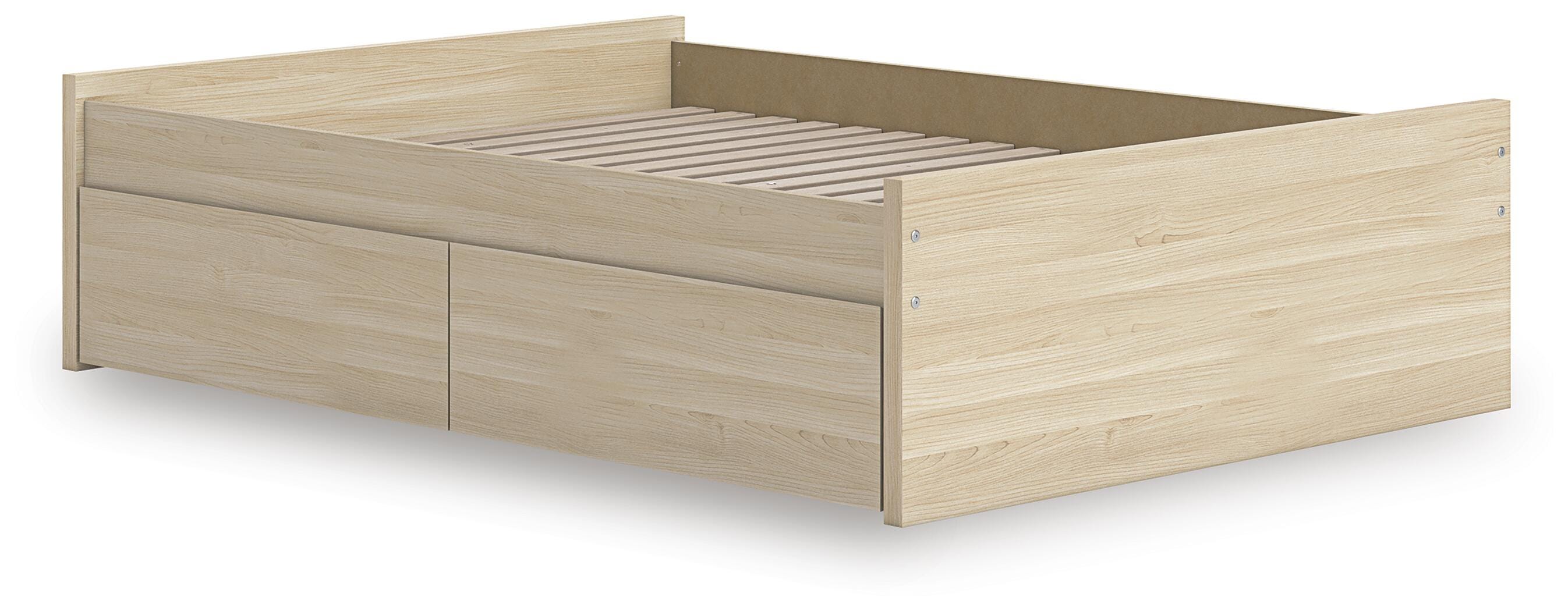 Cama de plataforma completa Onita con 2 espacios de almacenamiento laterales - image 4