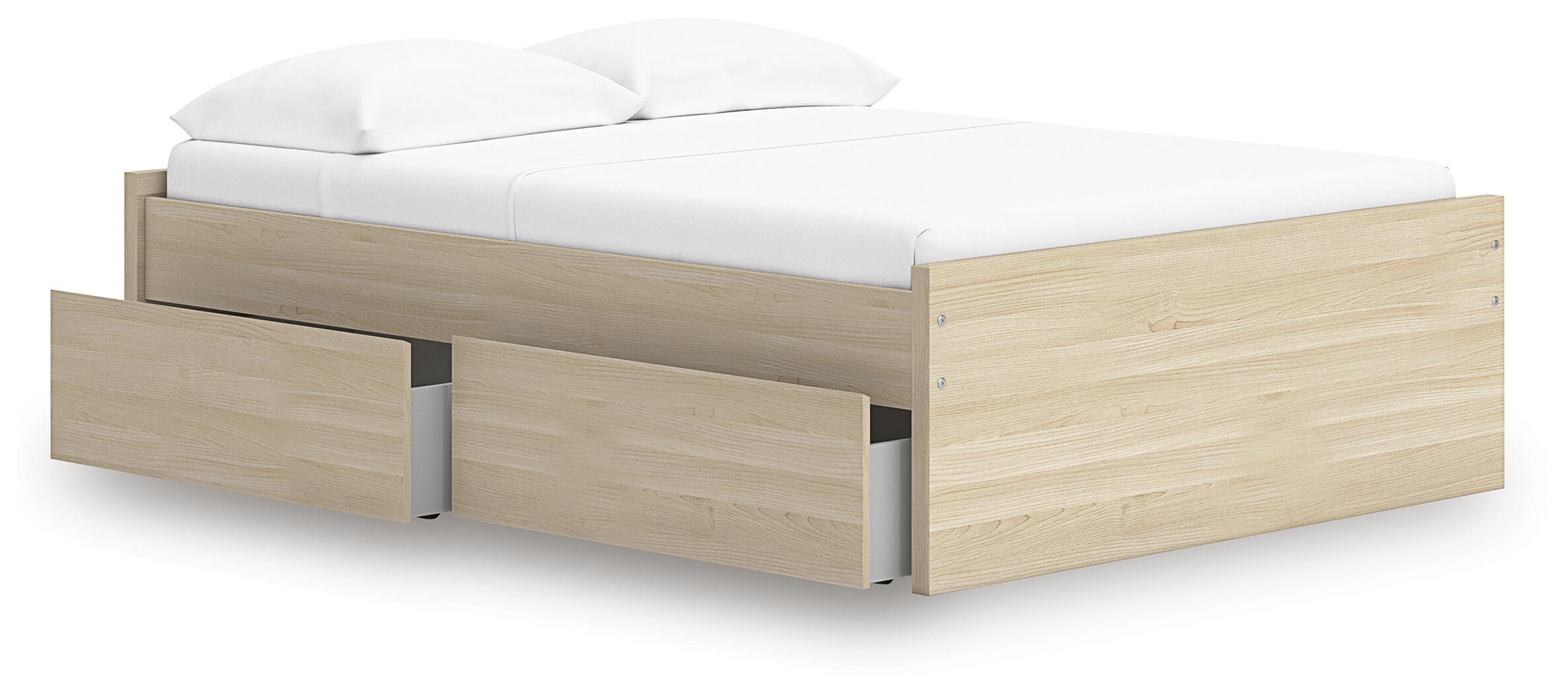 Cama de plataforma completa Onita con 2 espacios de almacenamiento laterales - image 3