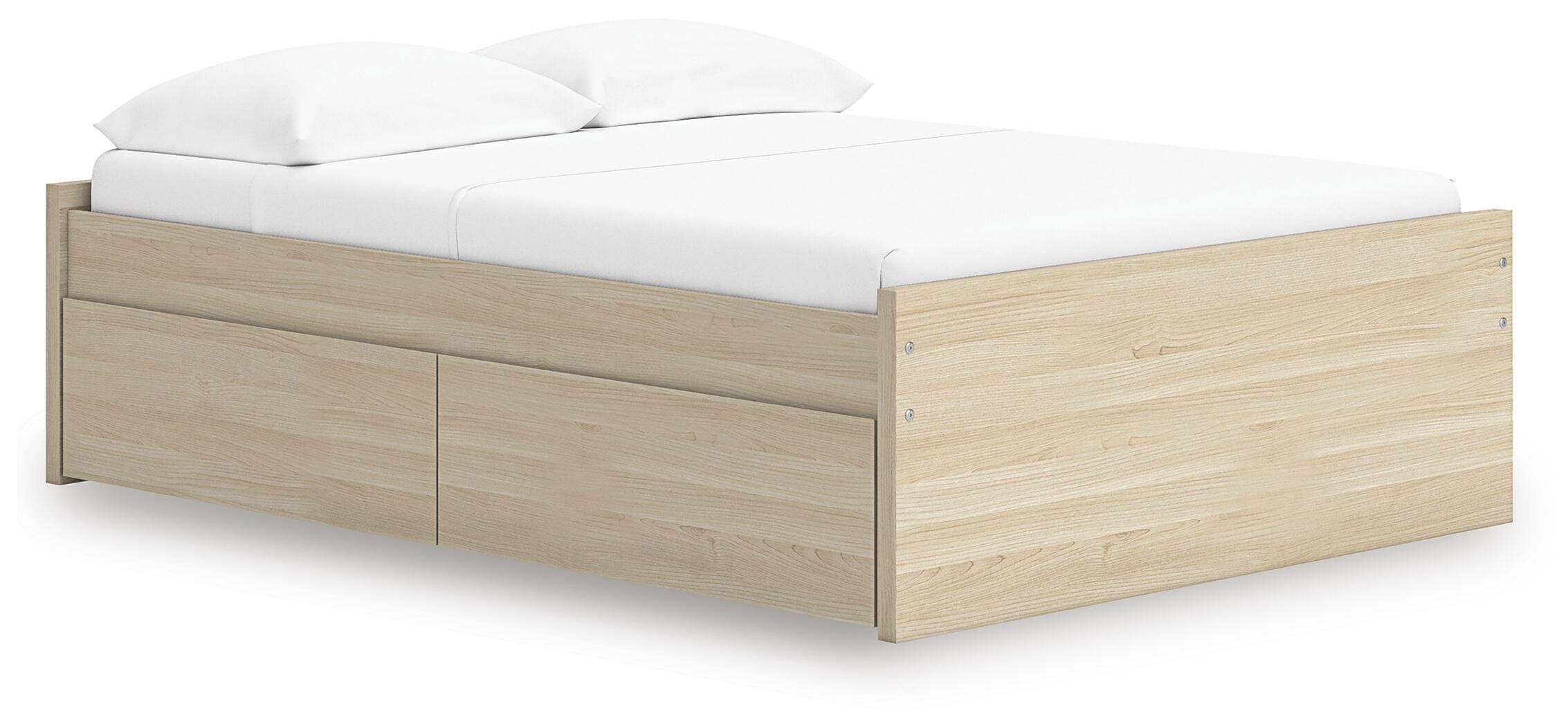 Cama de plataforma completa Onita con 2 espacios de almacenamiento laterales - image 1