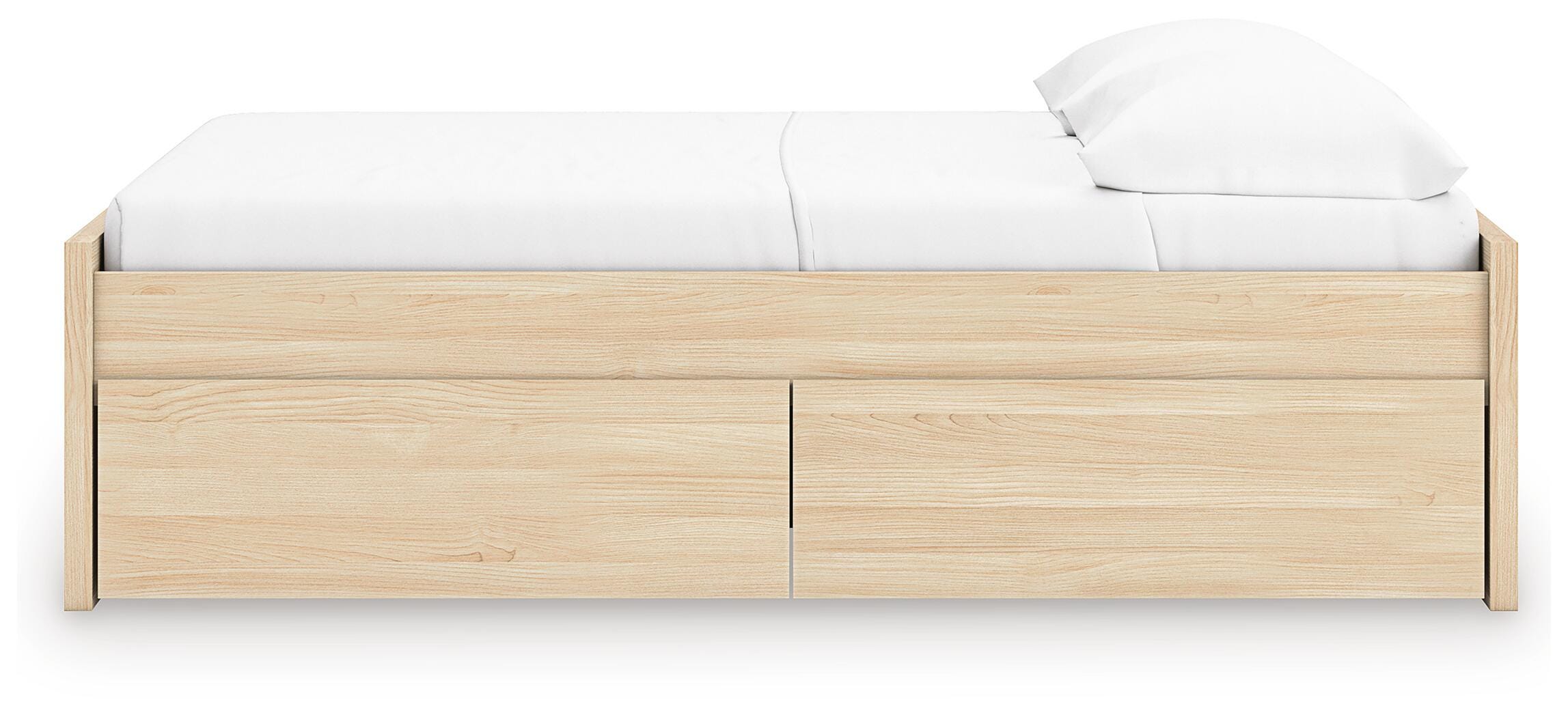 Cama de plataforma completa Onita con 2 espacios de almacenamiento laterales - image 9