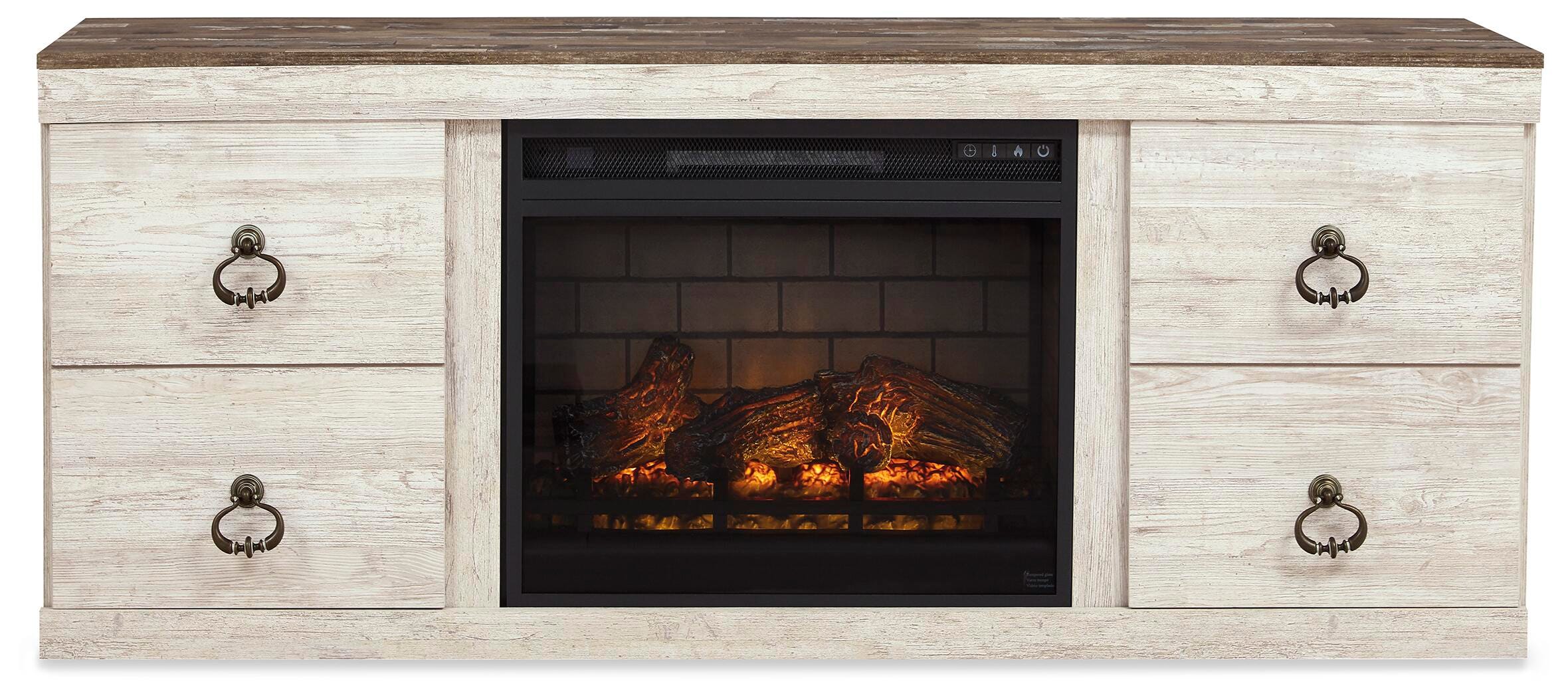 Willowton 4-Piece Entertainment Center with Electric Fireplace - image 3