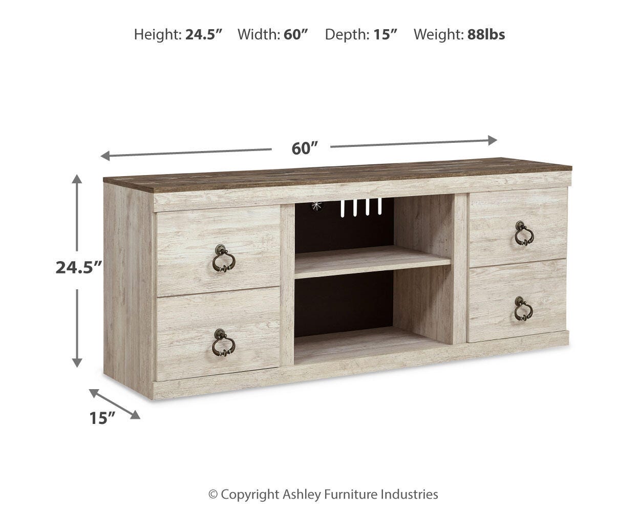 Willowton Dimensions