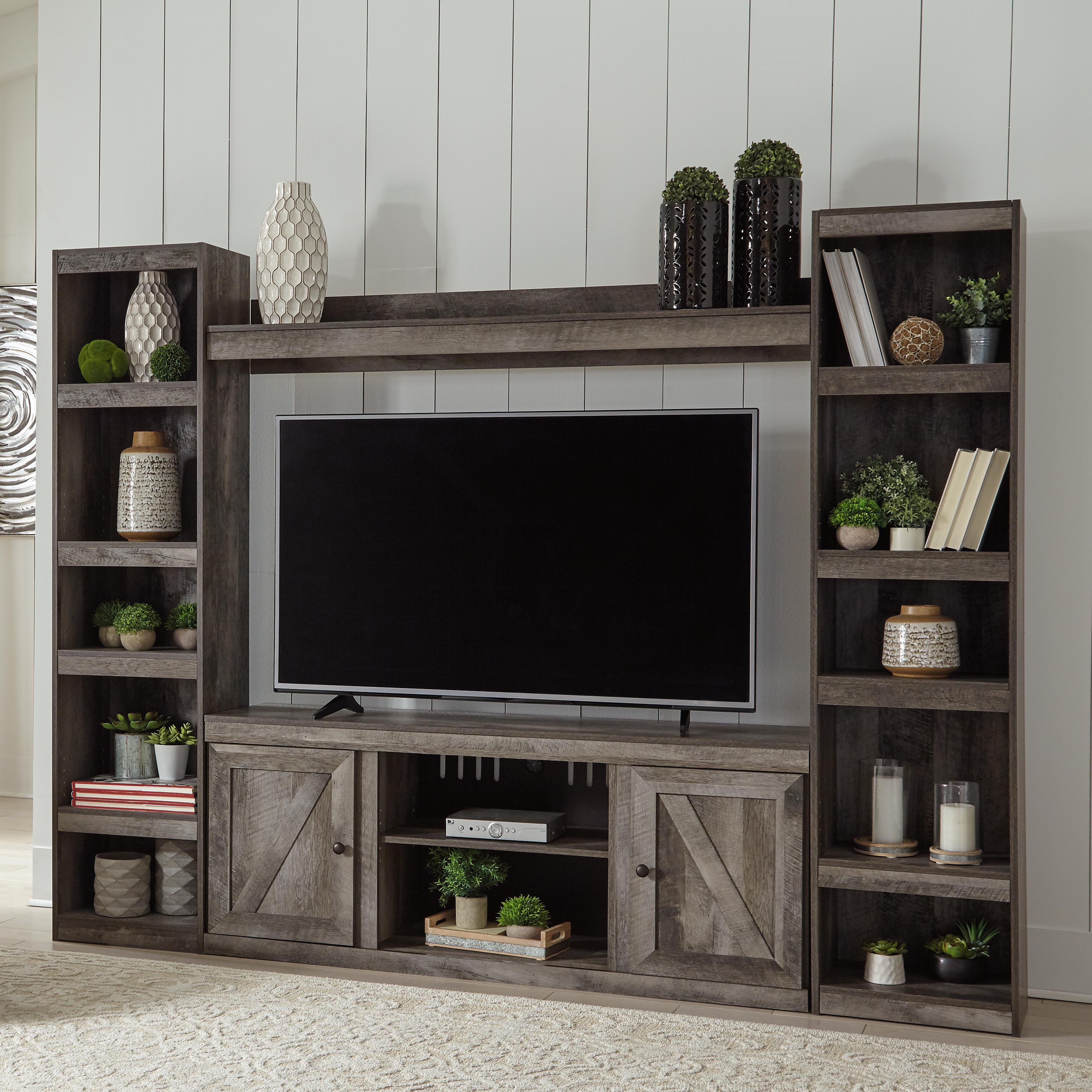 Wynnlow 4-Piece Entertainment Center, Gray, large