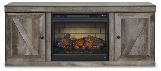 Wynnlow 60" TV Stand with LED Electric Fireplace Insert