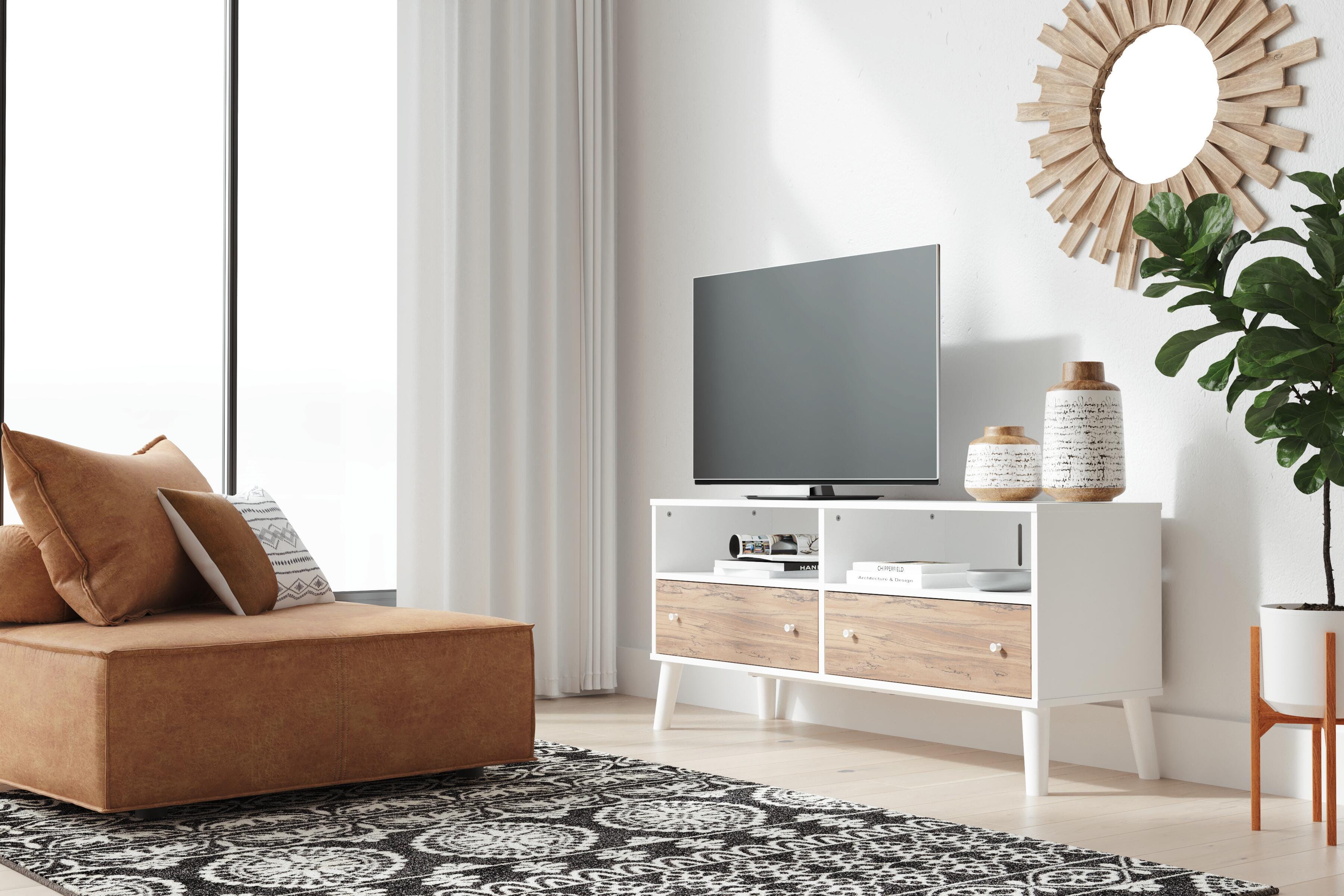 Piperton Medium TV Stand, Two-tone, large