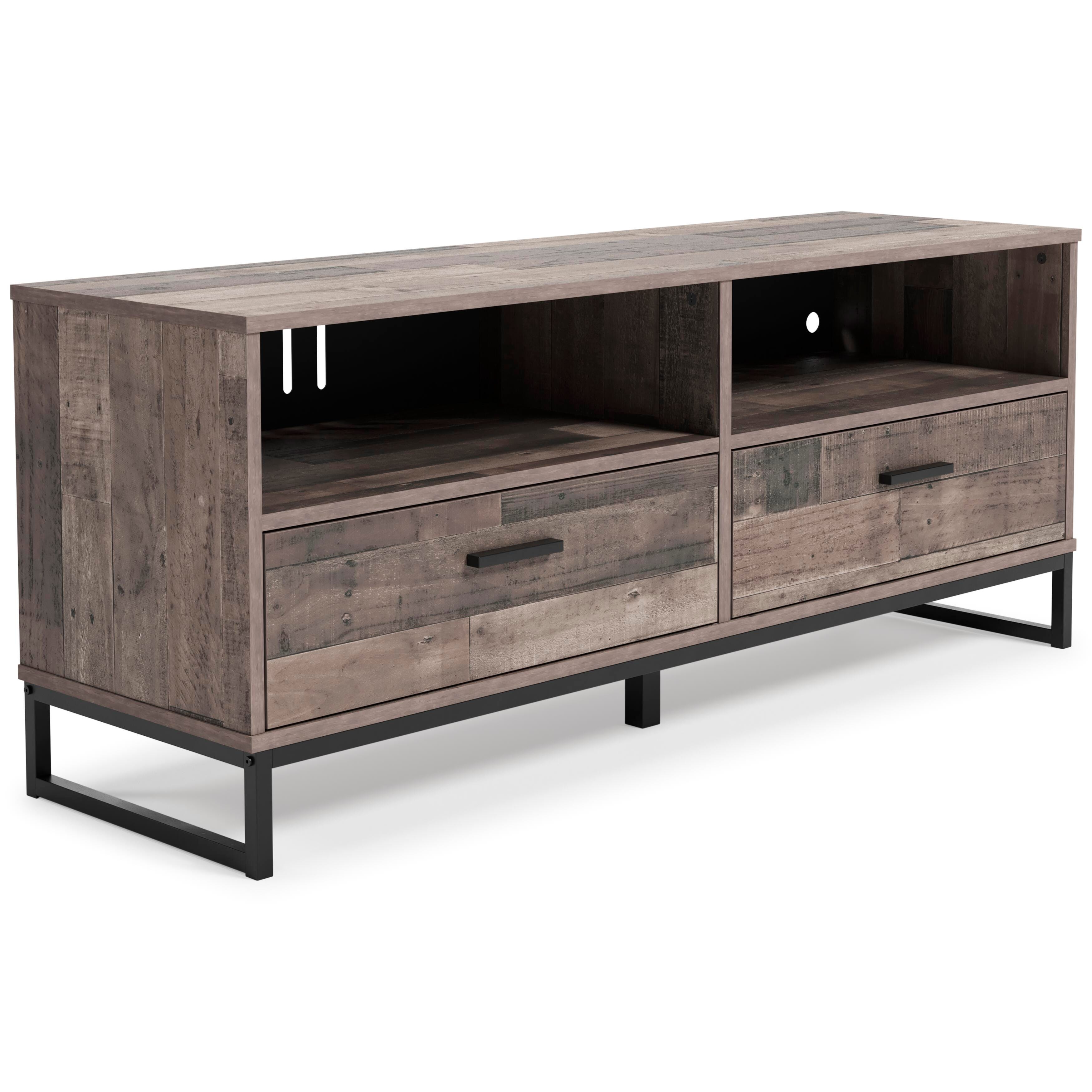 Neilsville 59" TV Stand, Multi Gray, large