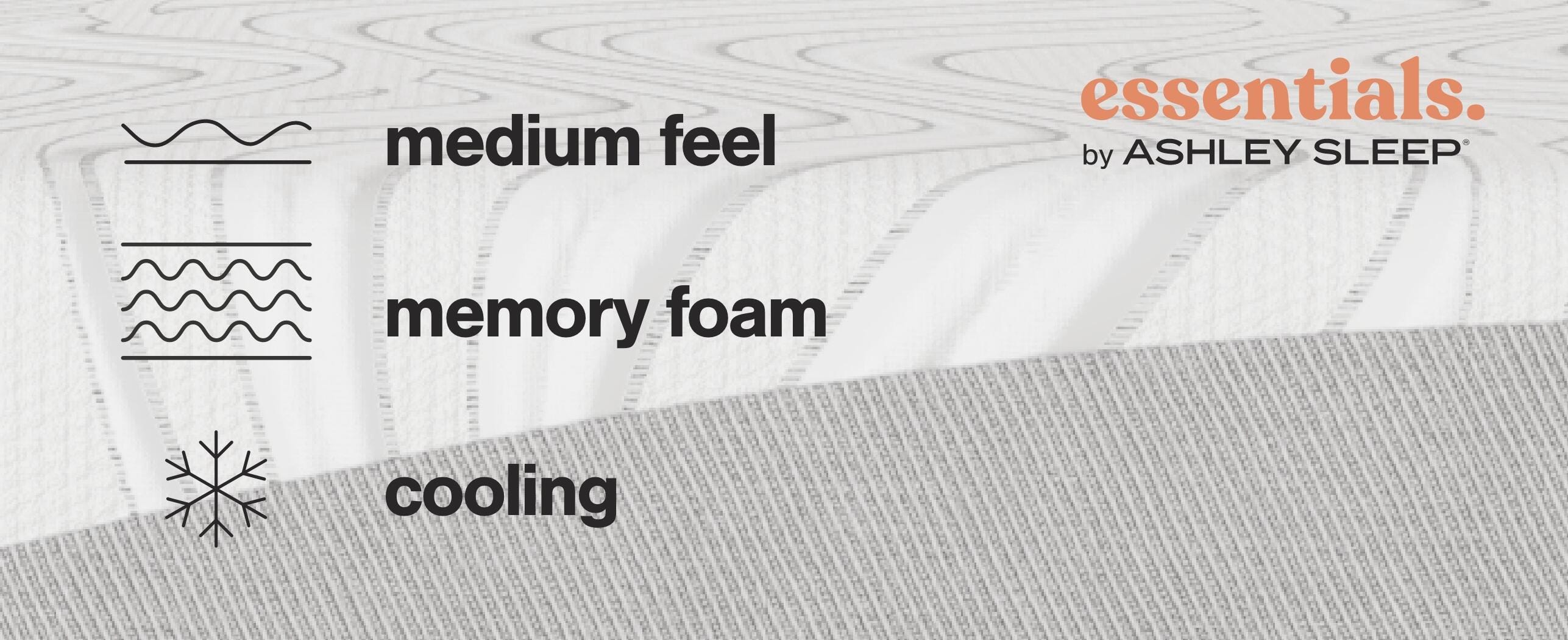 Ashley Sleep Essentials 12 Inch Medium Memory Foam Twin Mattress