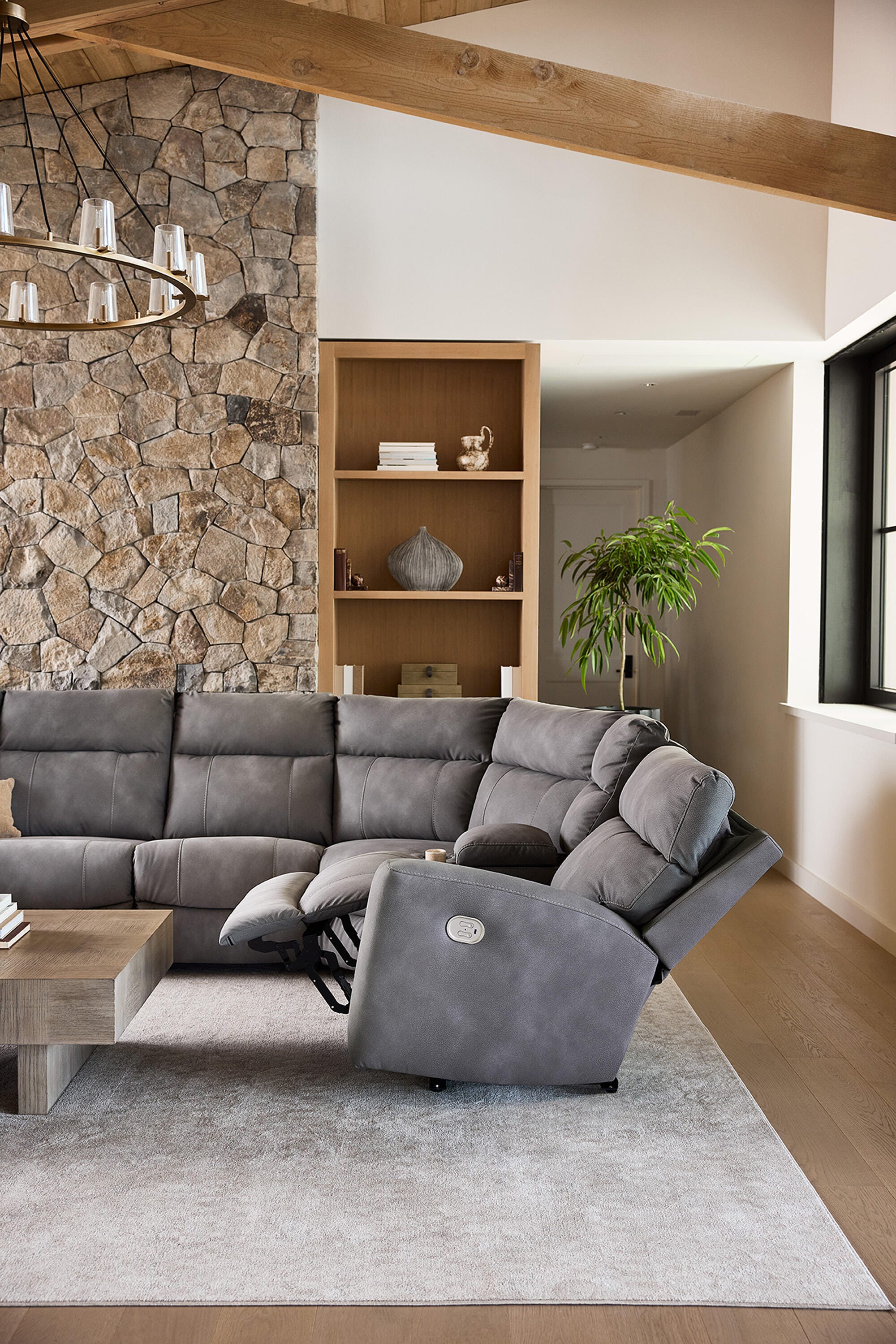 Next-Gen DuraPella 6-Piece Power Reclining Sectional - image 6