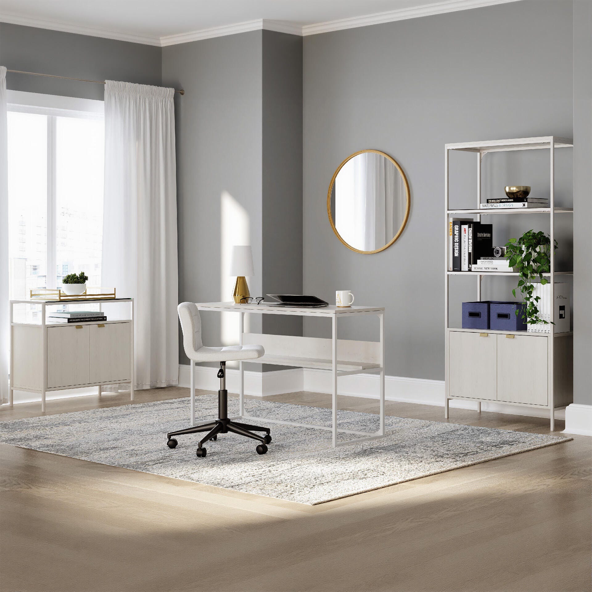 Deznee Home Office Desk, , large