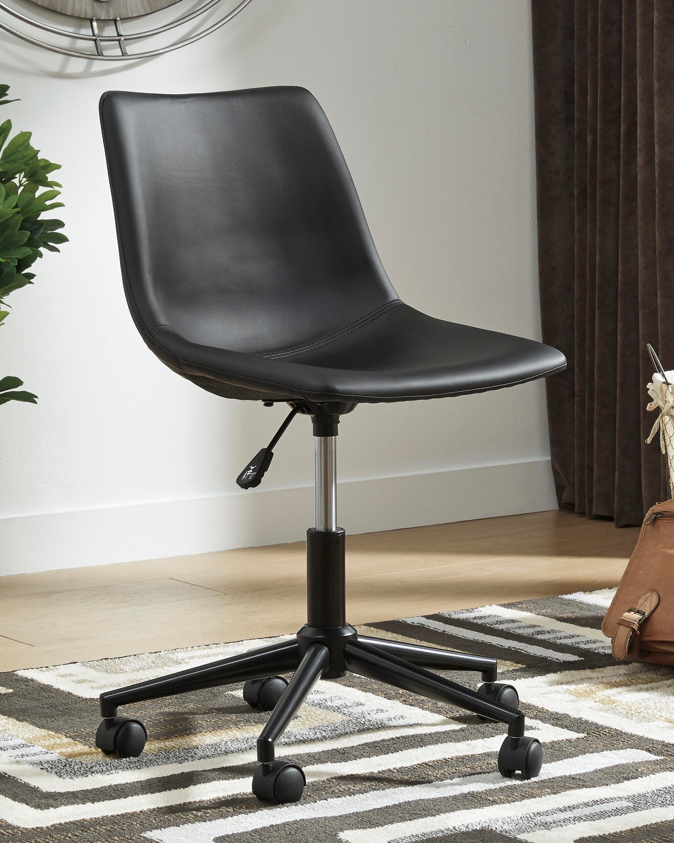 Office Chair Program Home Office Desk Chair, Black, rollover