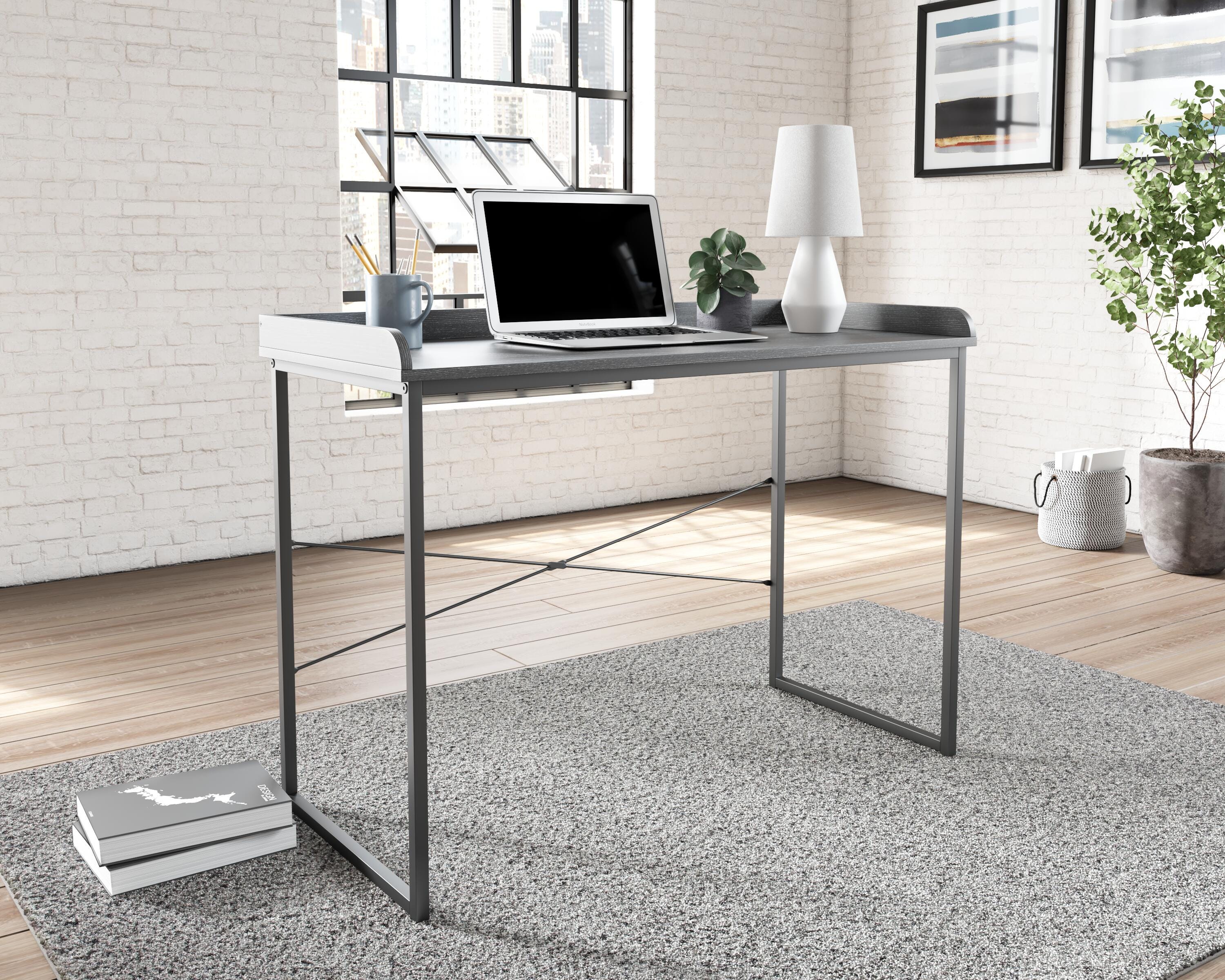 Yarlow Home Office Desk, Black, large