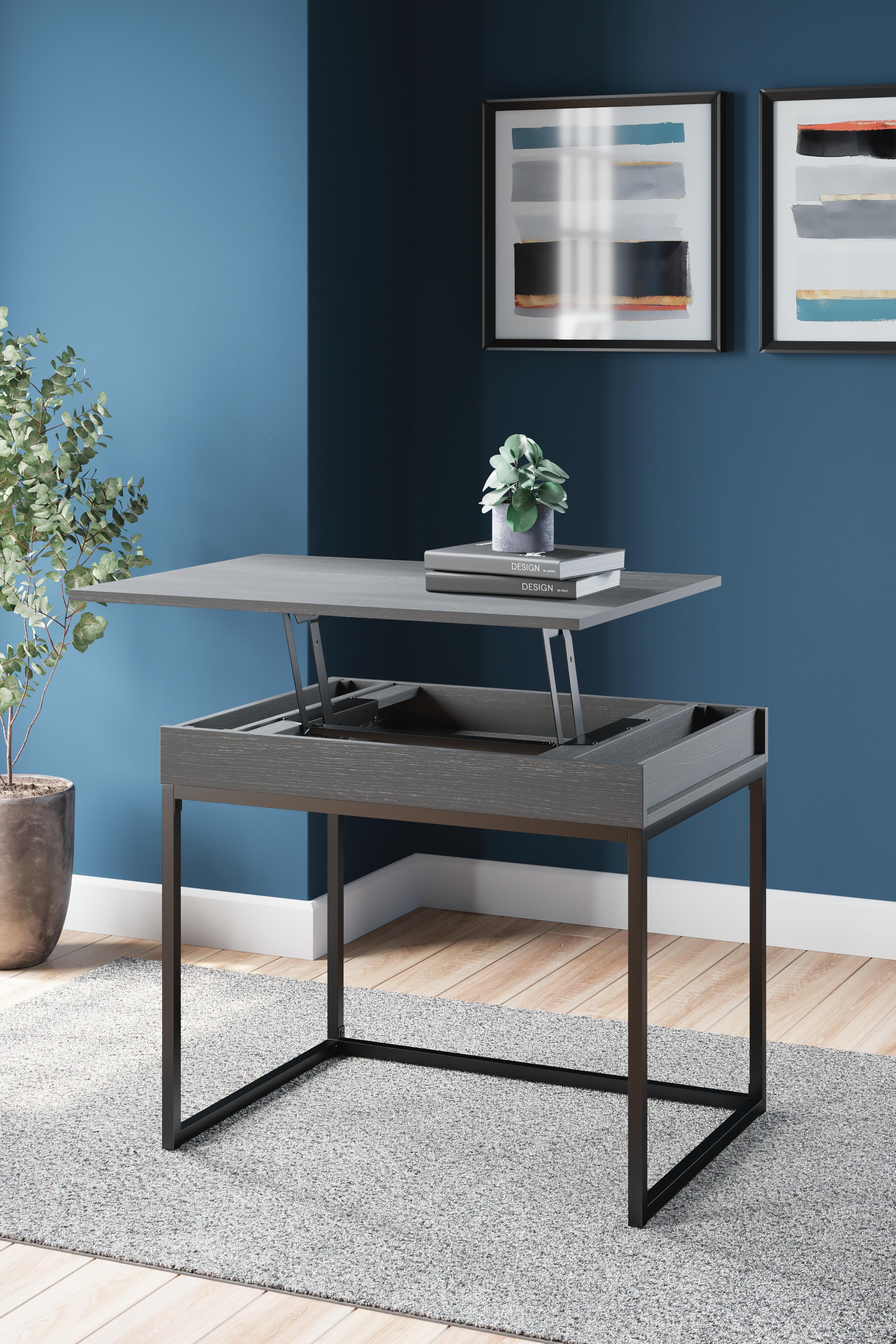 Yarlow 36" Home Office Desk, Black, large
