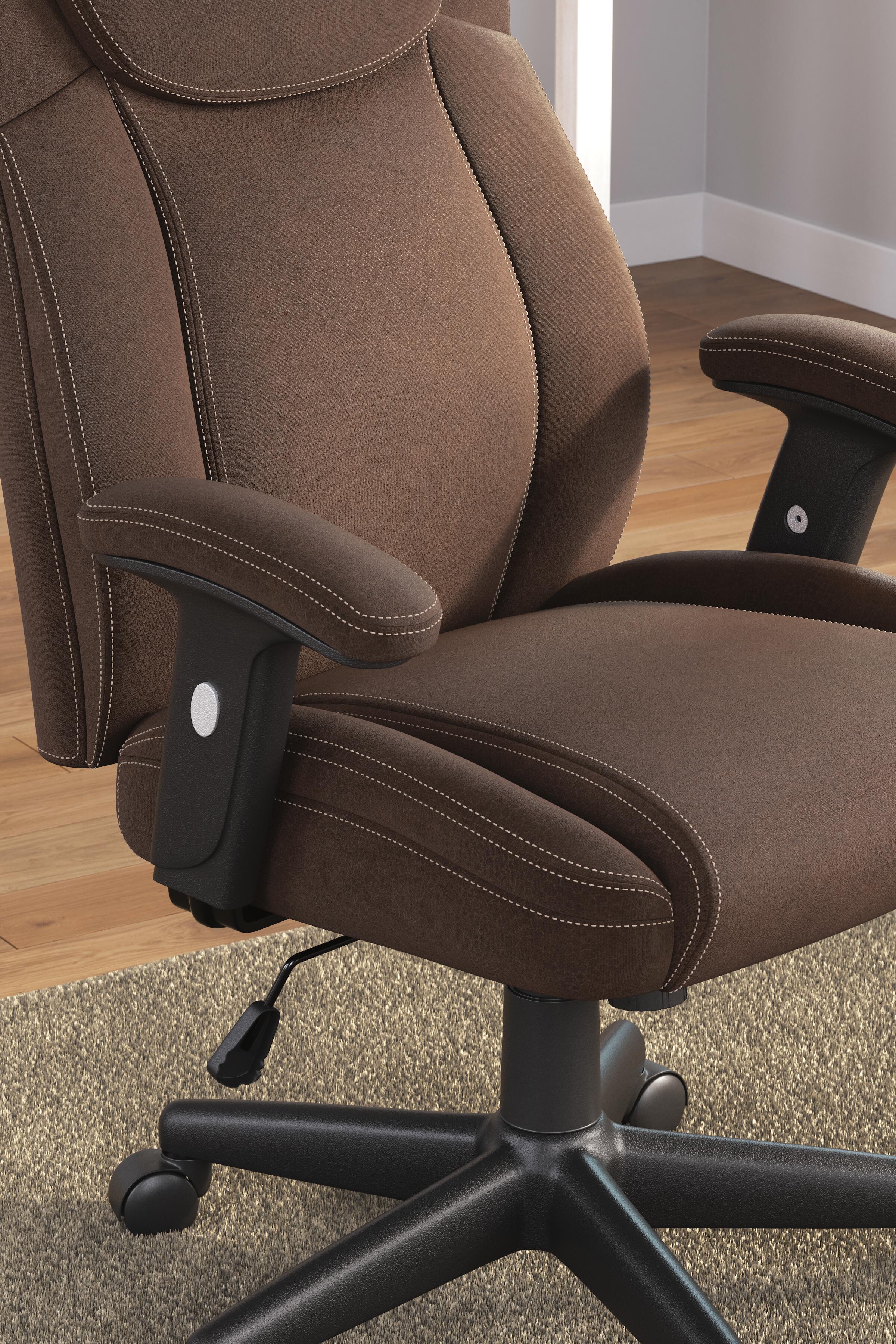Corbindale Home Office Chair, Brown/Black, large