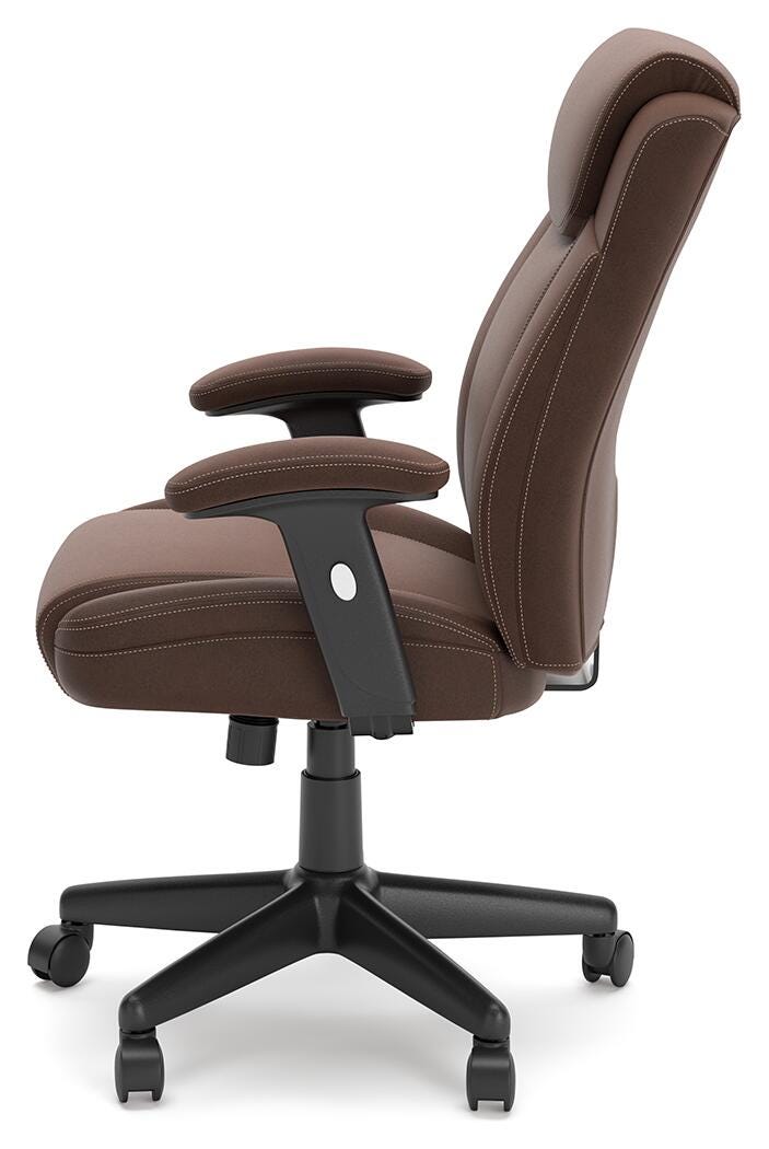 Corbindale Home Office Chair, Brown/Black, large