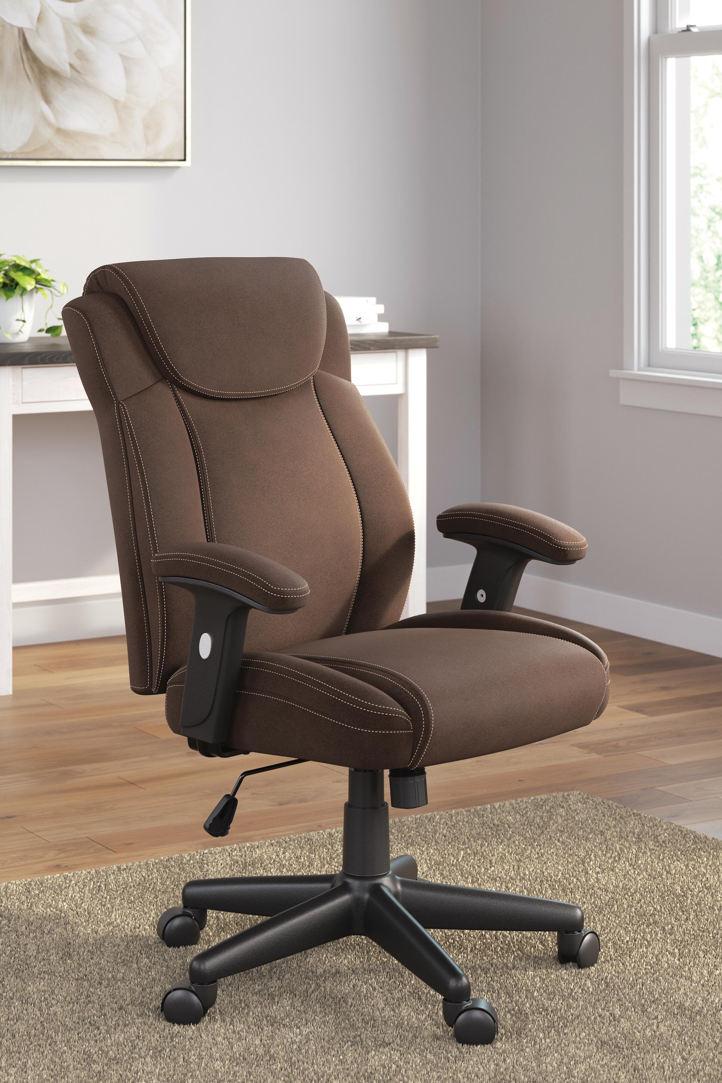 Corbindale Home Office Chair, Brown/Black, rollover