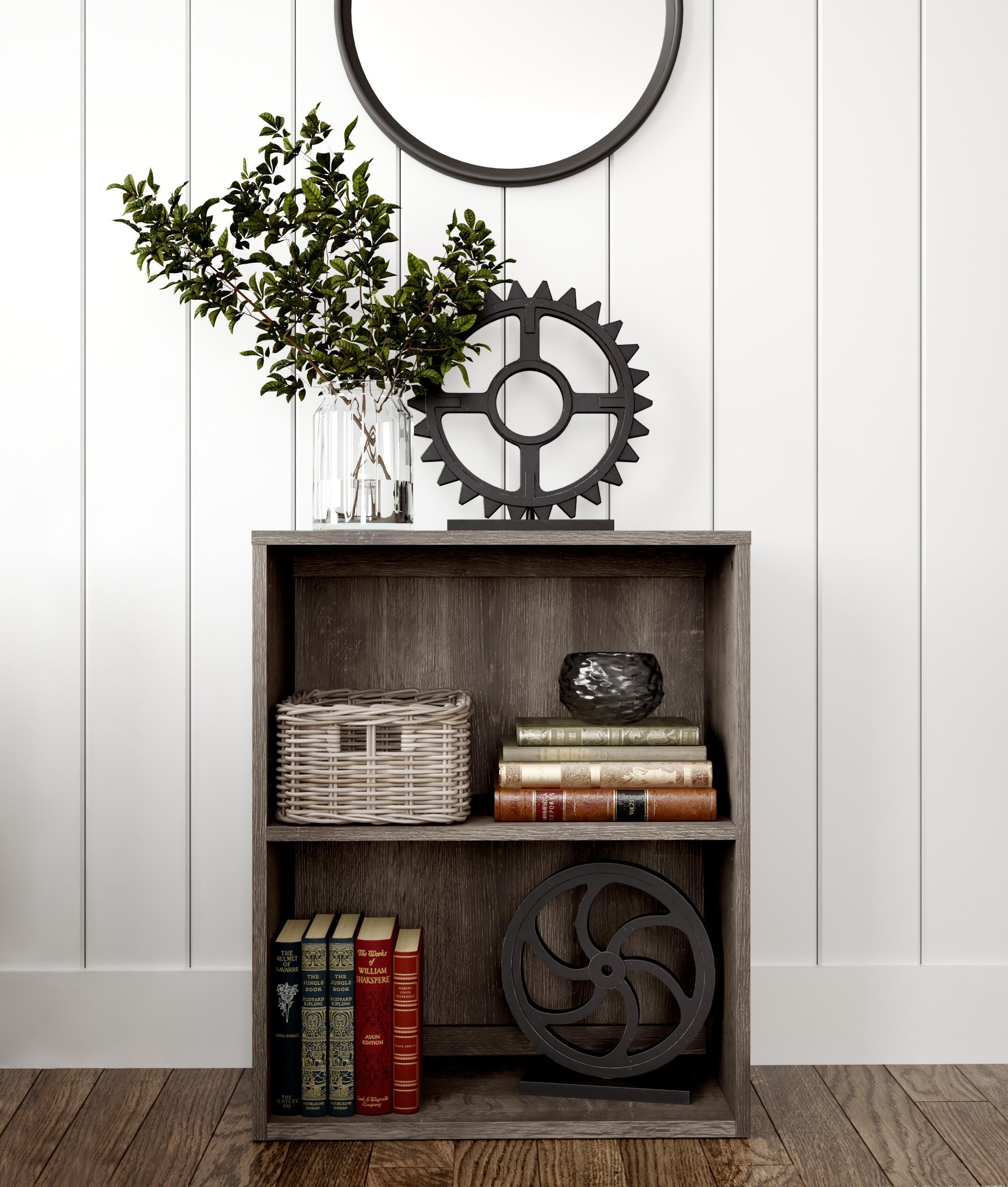 Arlenbry 30" Bookcase, Gray, large