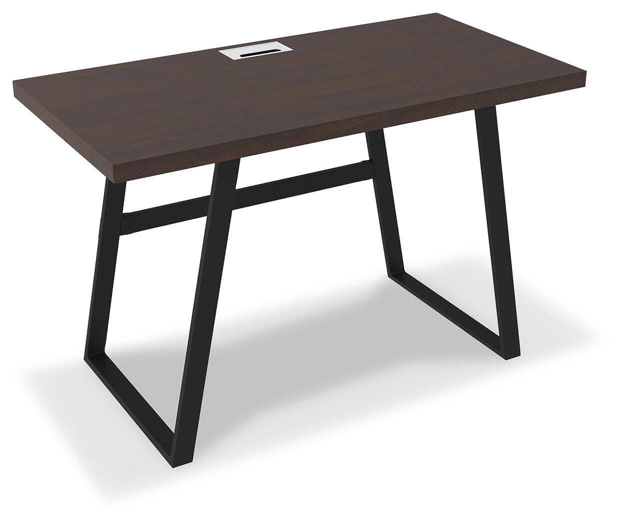 Camiburg 47" Home Office Desk, Warm Brown, large