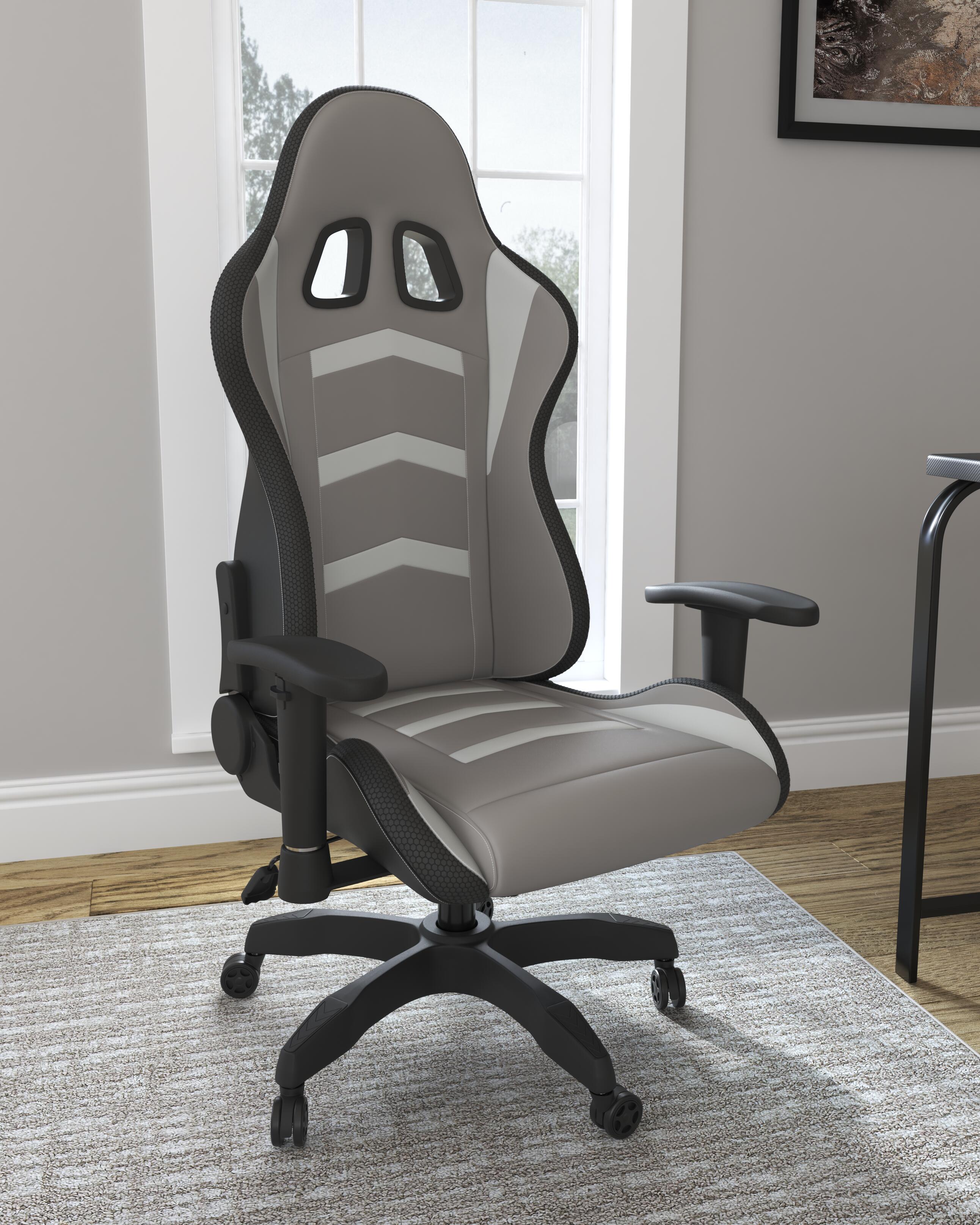 Lynxtyn Swivel Adjustable Height Gaming Chair with LED Lighting