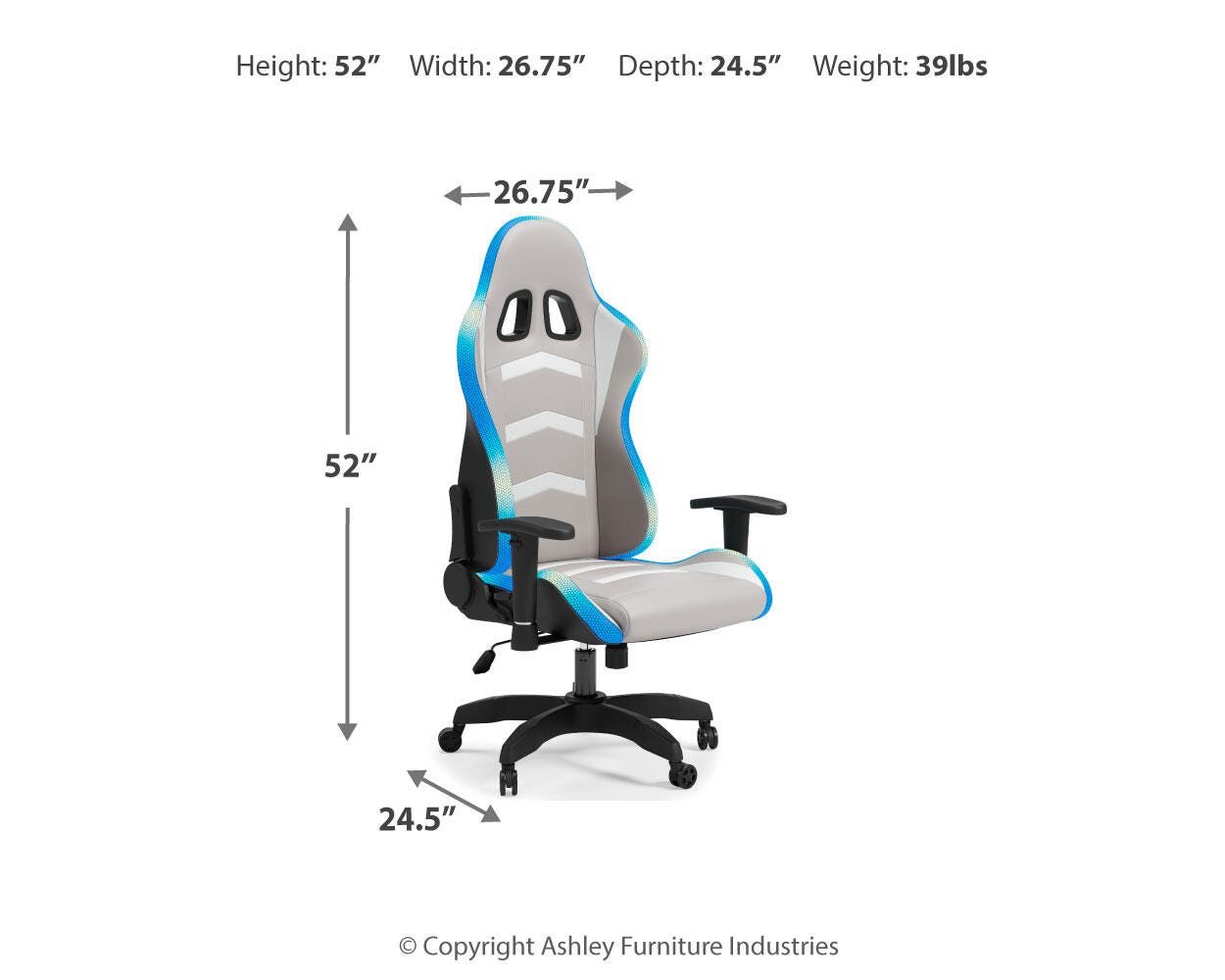 Lynxtyn Home Office Desk Chair - image 4