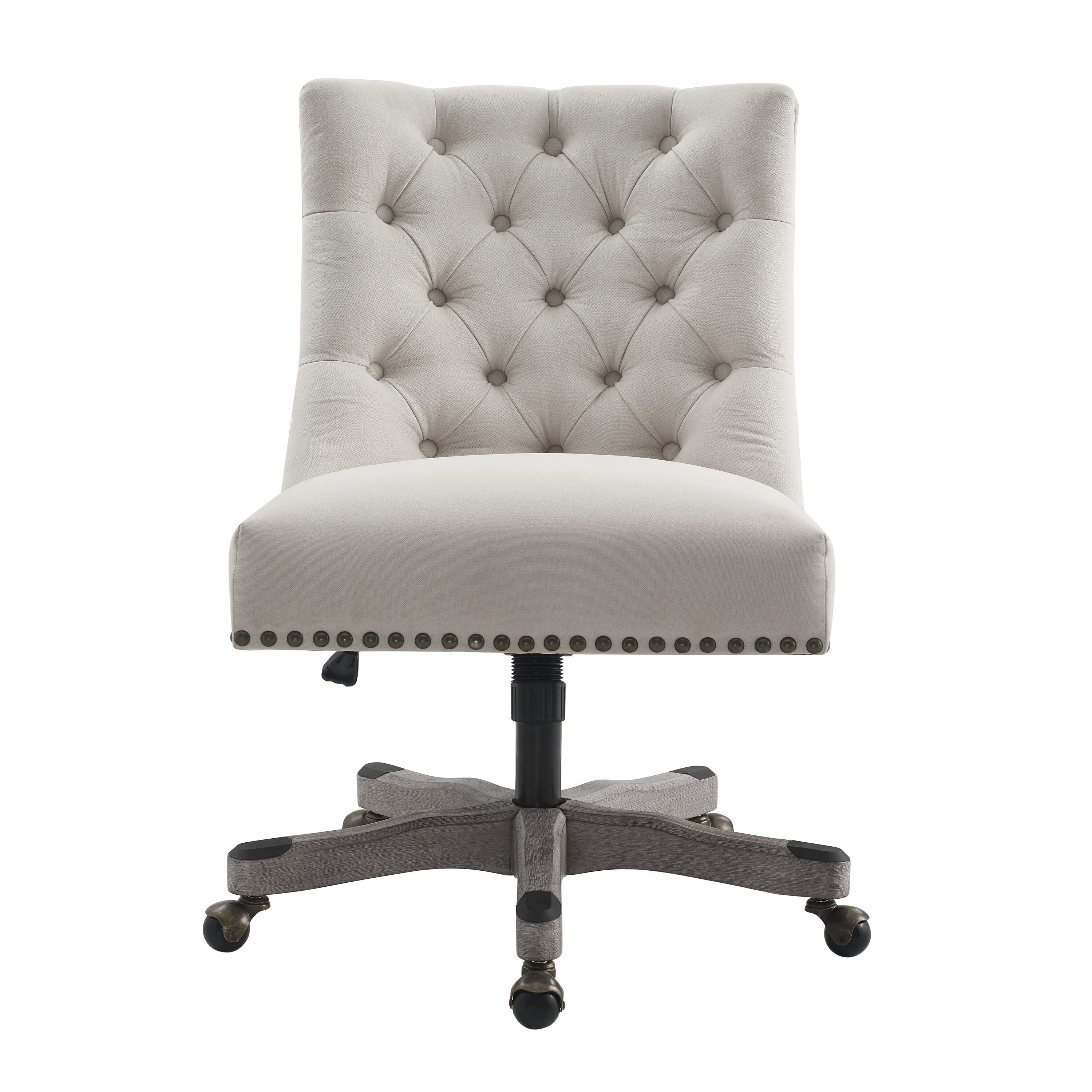 Linon Darcy Office Chair, Natural, large