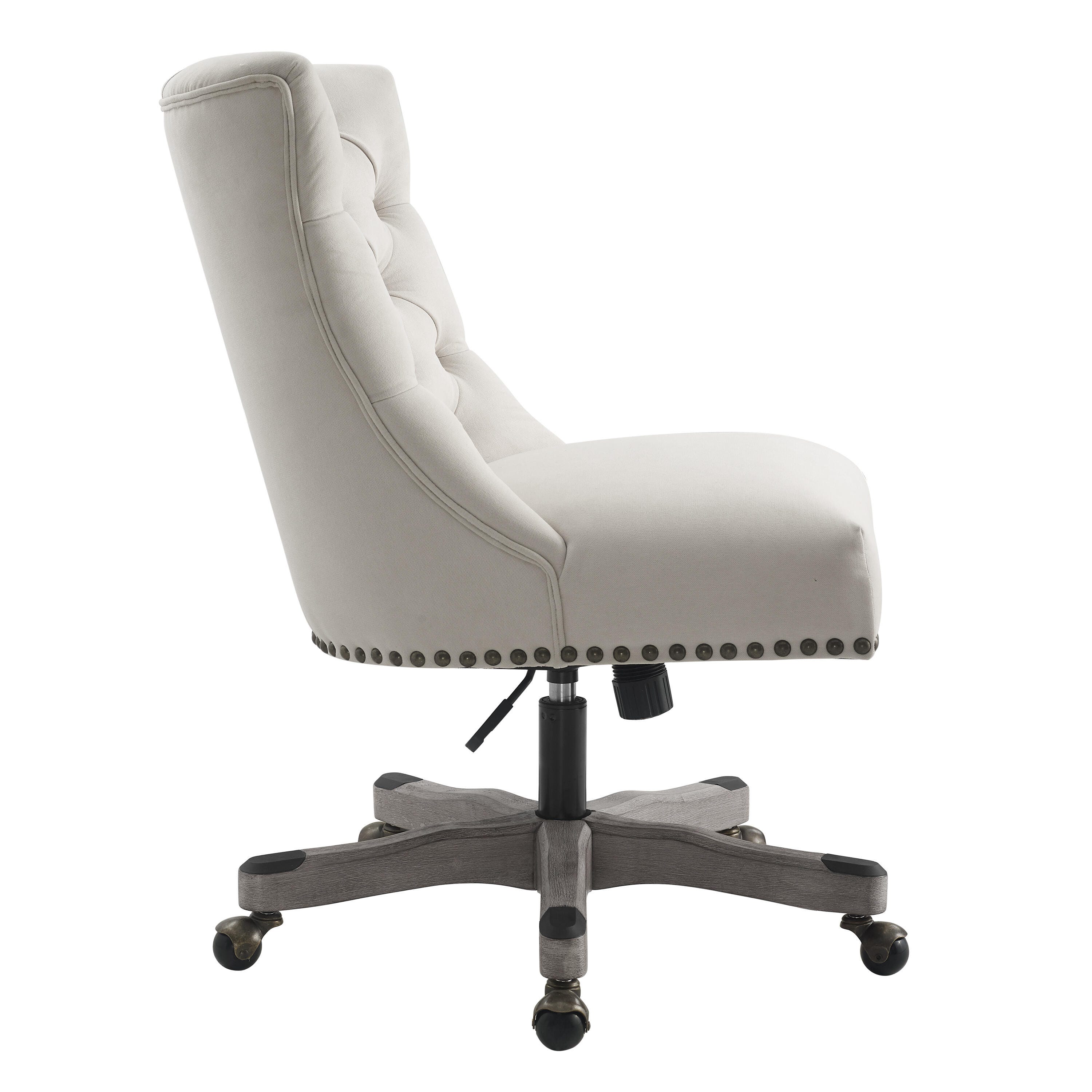 Linon Darcy Office Chair, Natural, large