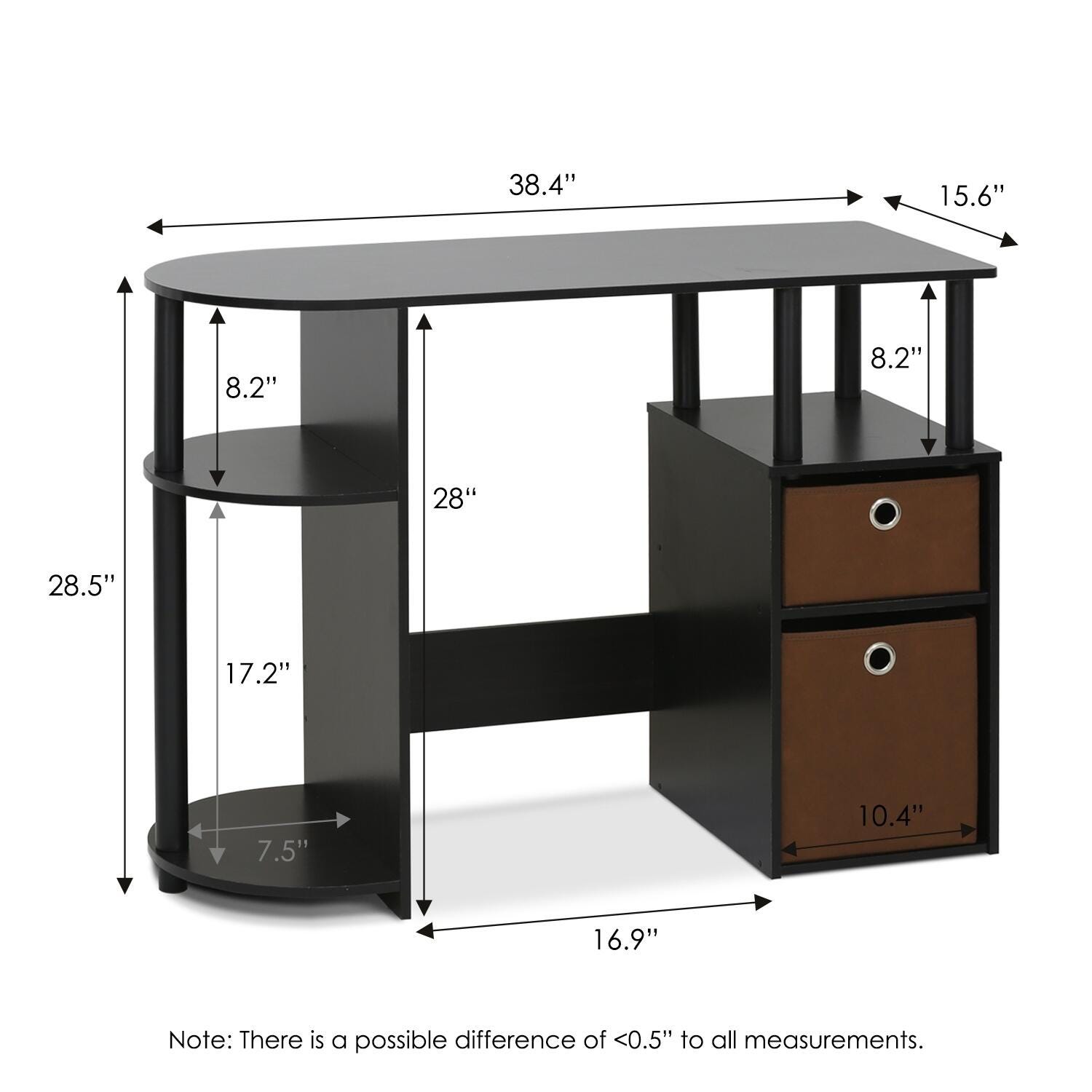 Storage Home Office Desk, , large
